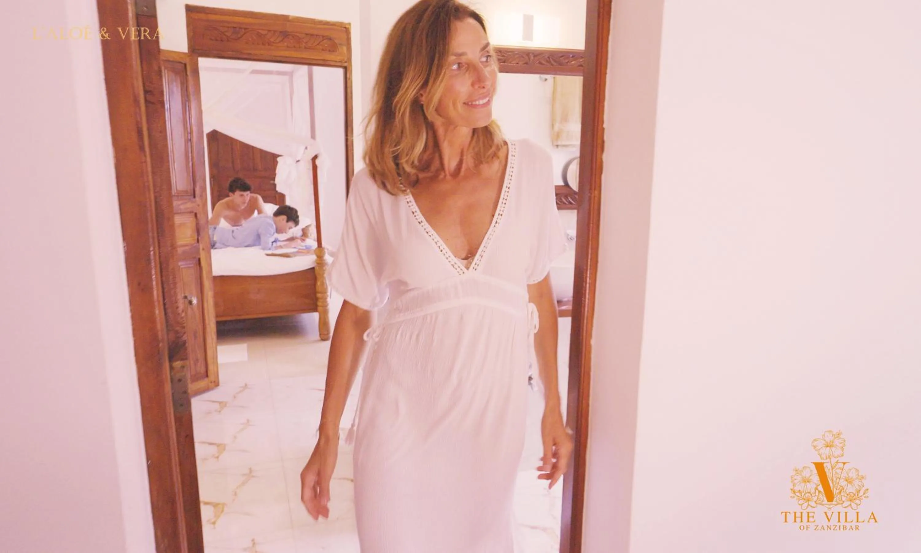 Bed in The Villa of Zanzibar