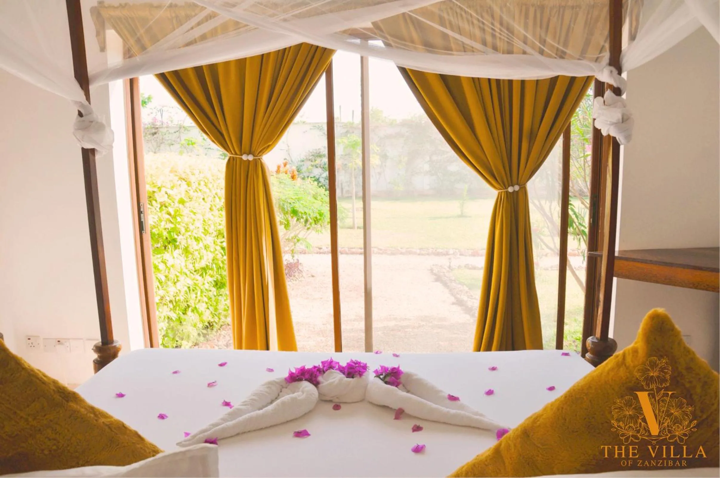 Bed in The Villa of Zanzibar