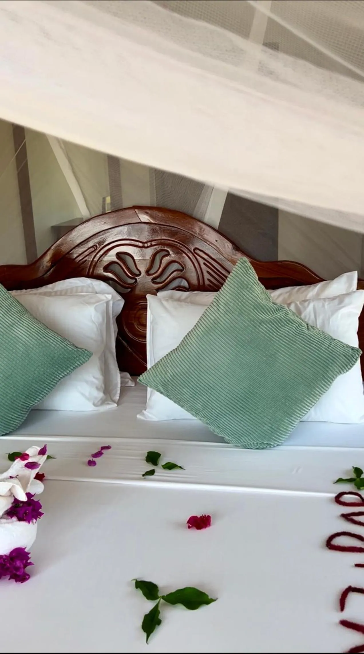 Bed in The Villa of Zanzibar