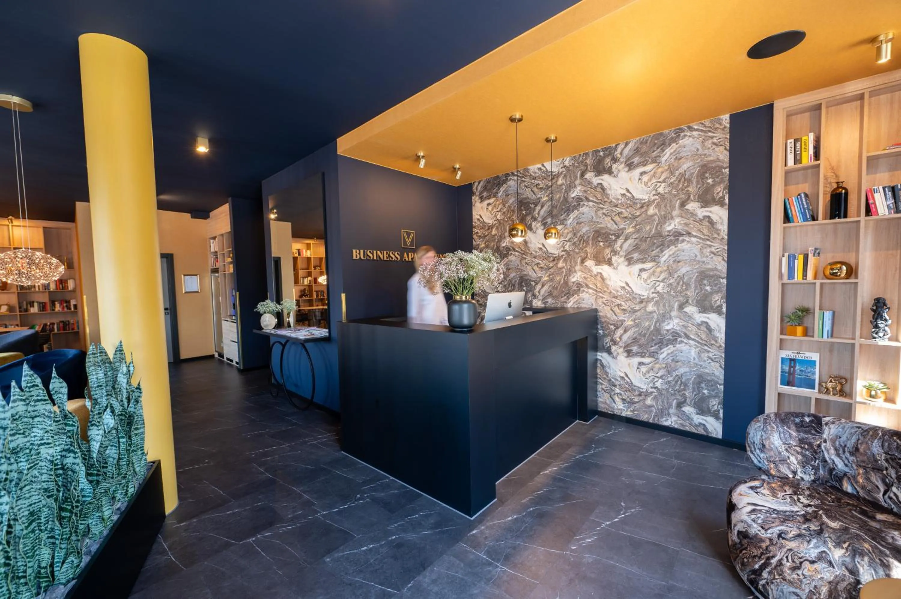 Lounge or bar in V Business Apartments Böblingen