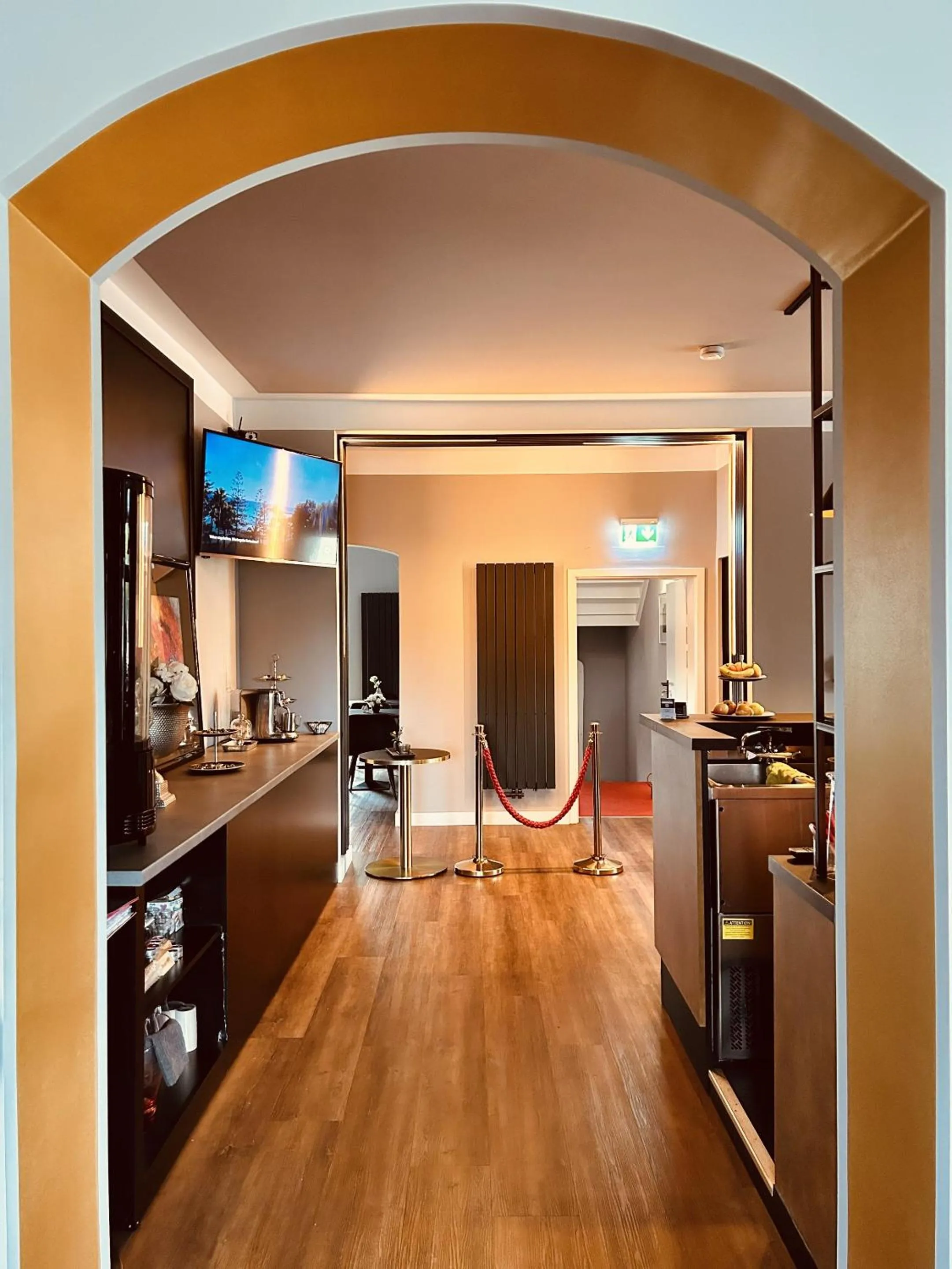 Lounge or bar in Pension und Location Cham