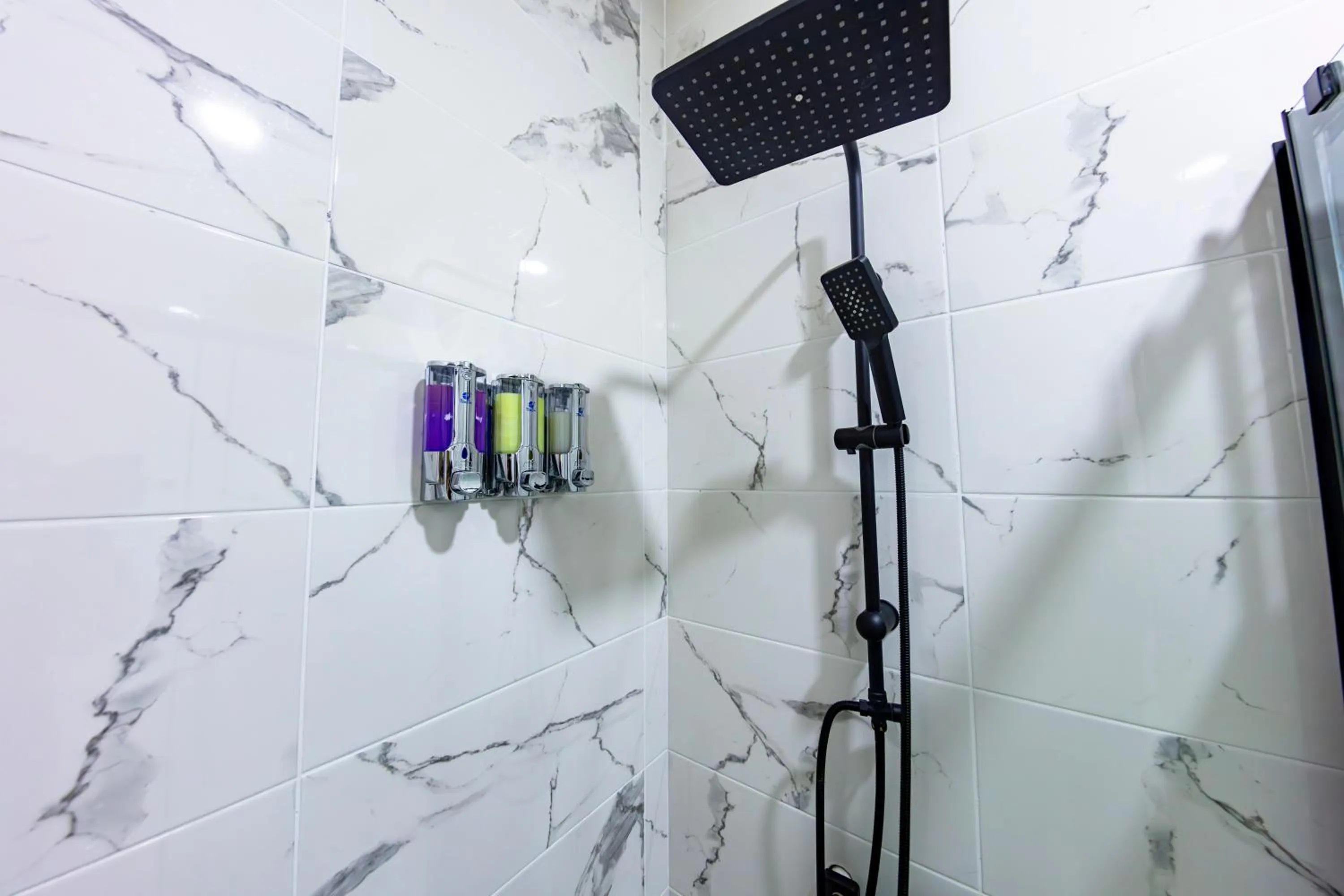 Shower in Mia Mia Suites