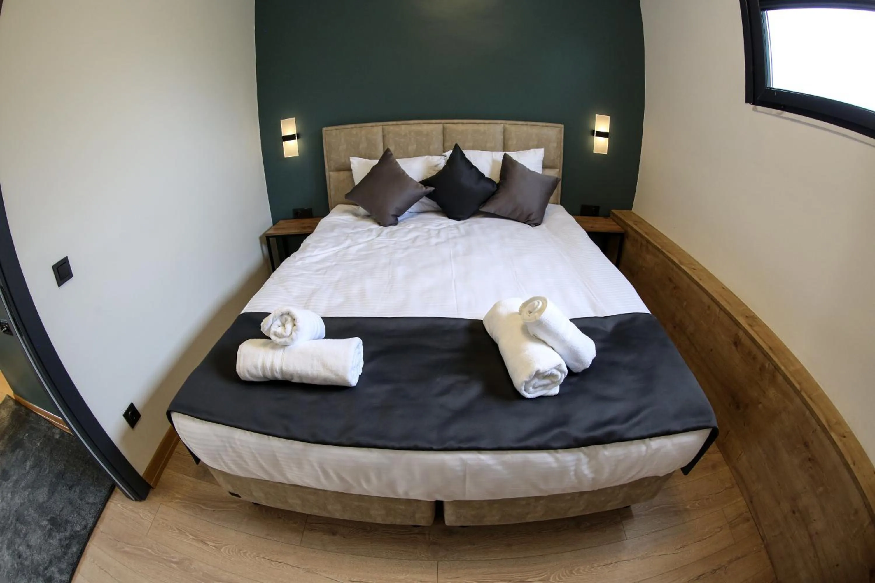 Bed in Mia Mia Suites