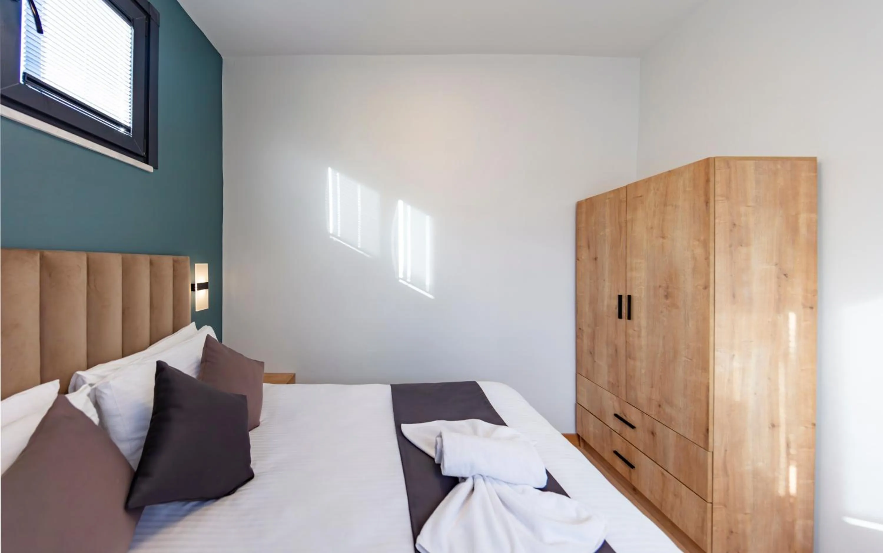 Bed in Mia Mia Suites