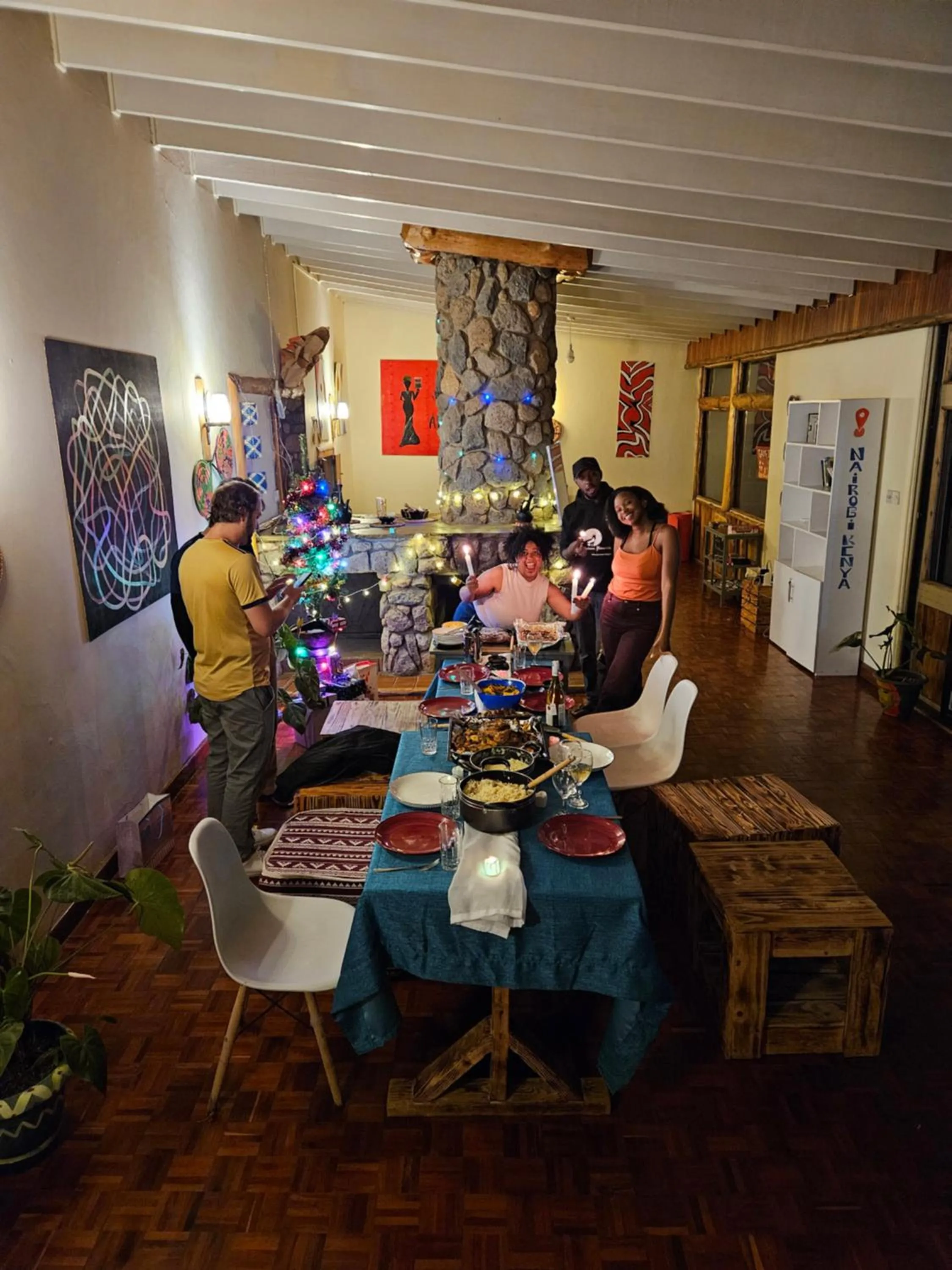 People in Mad Vervet Nairobi Backpackers Hostel