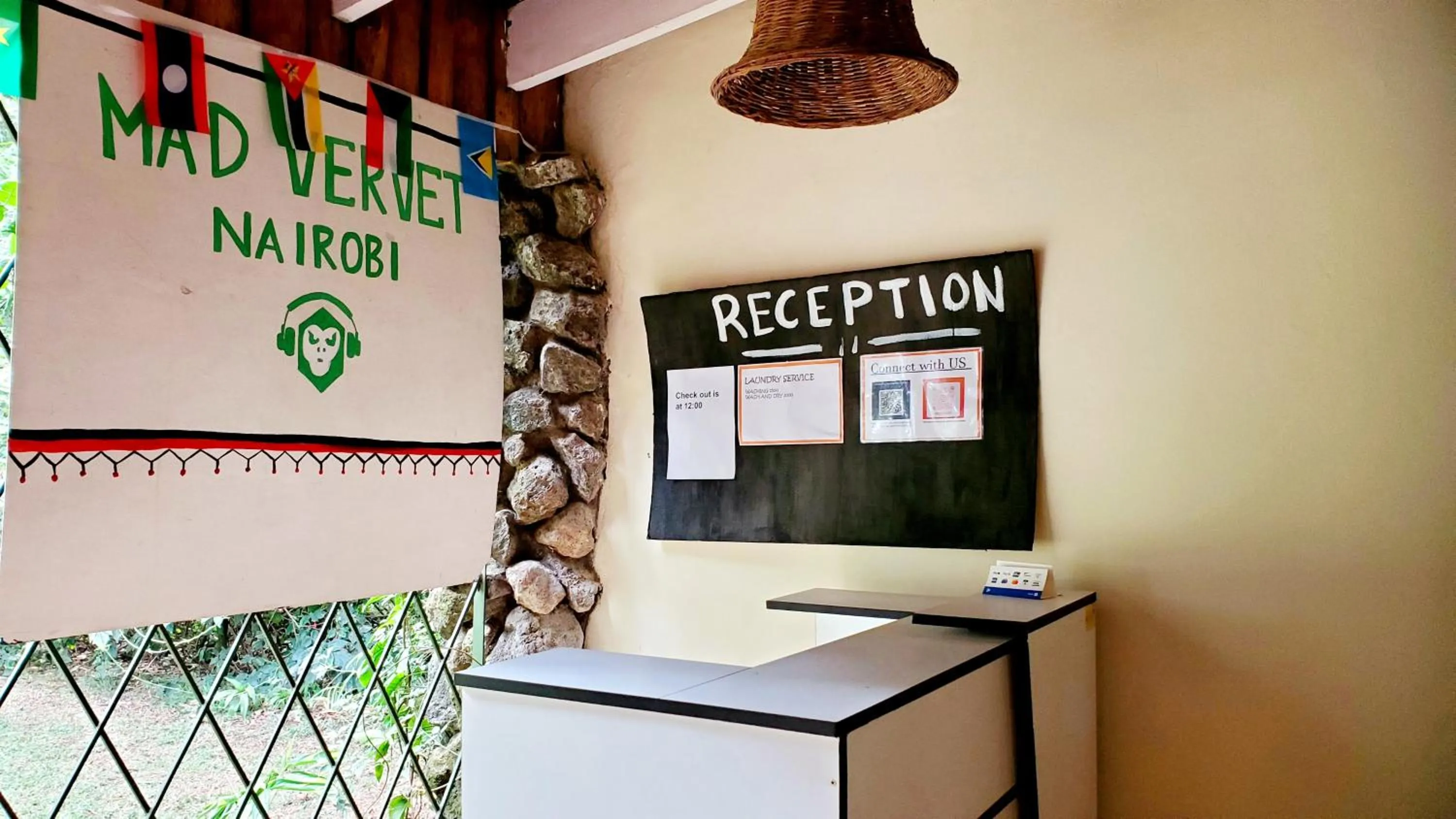 Property logo or sign in Mad Vervet Nairobi Backpackers Hostel