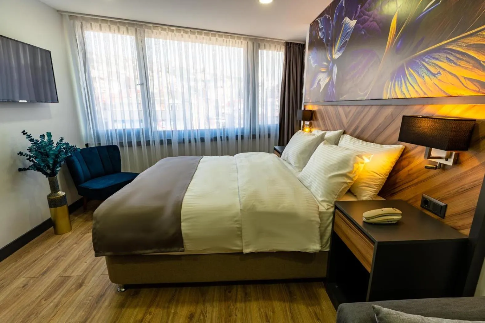 Bed in Yusufhan Suites