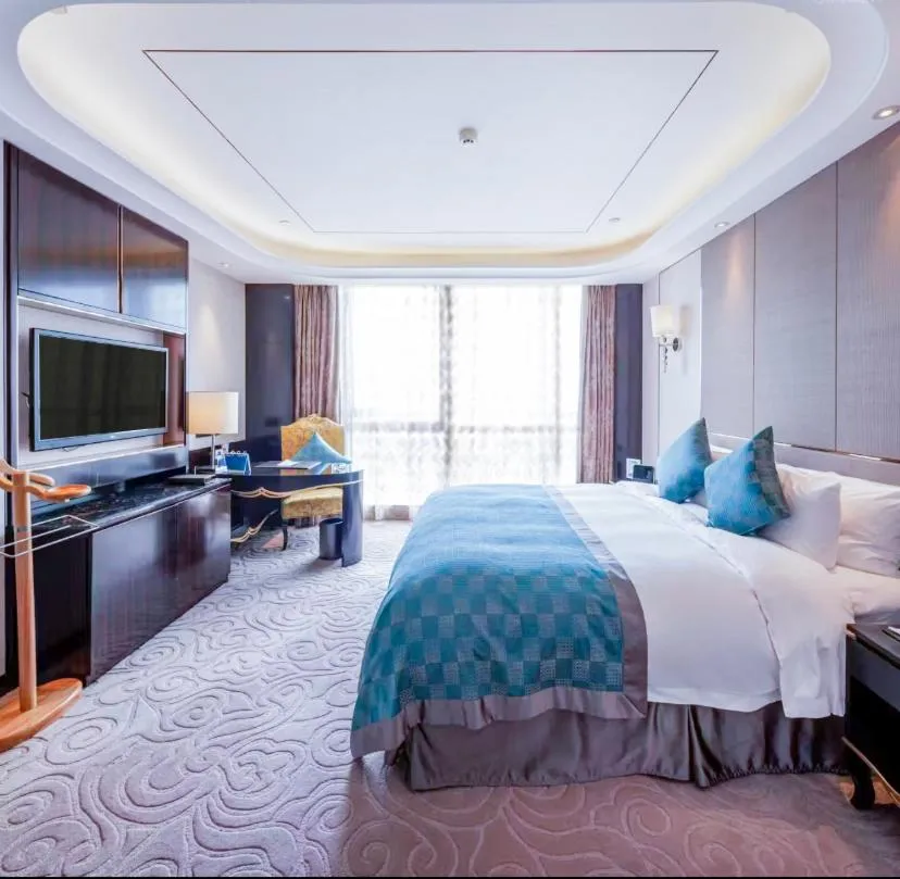 Bedroom, Bed in Wyndham Grand Plaza Royale Changsheng Jiangyin