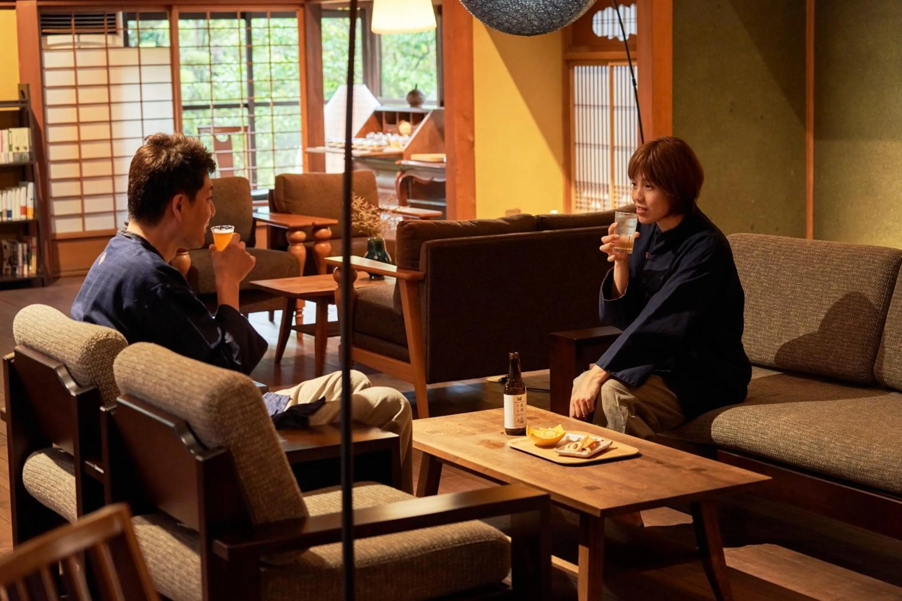 Lounge or bar in Ryokan Onomichi Nishiyama