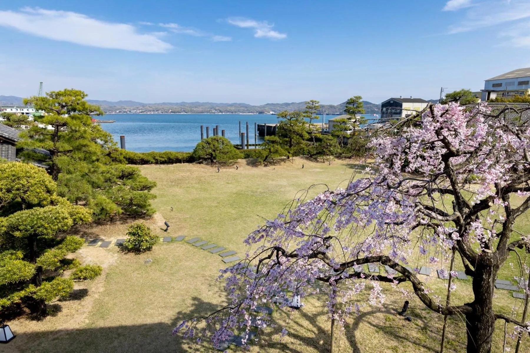 Garden in Ryokan Onomichi Nishiyama