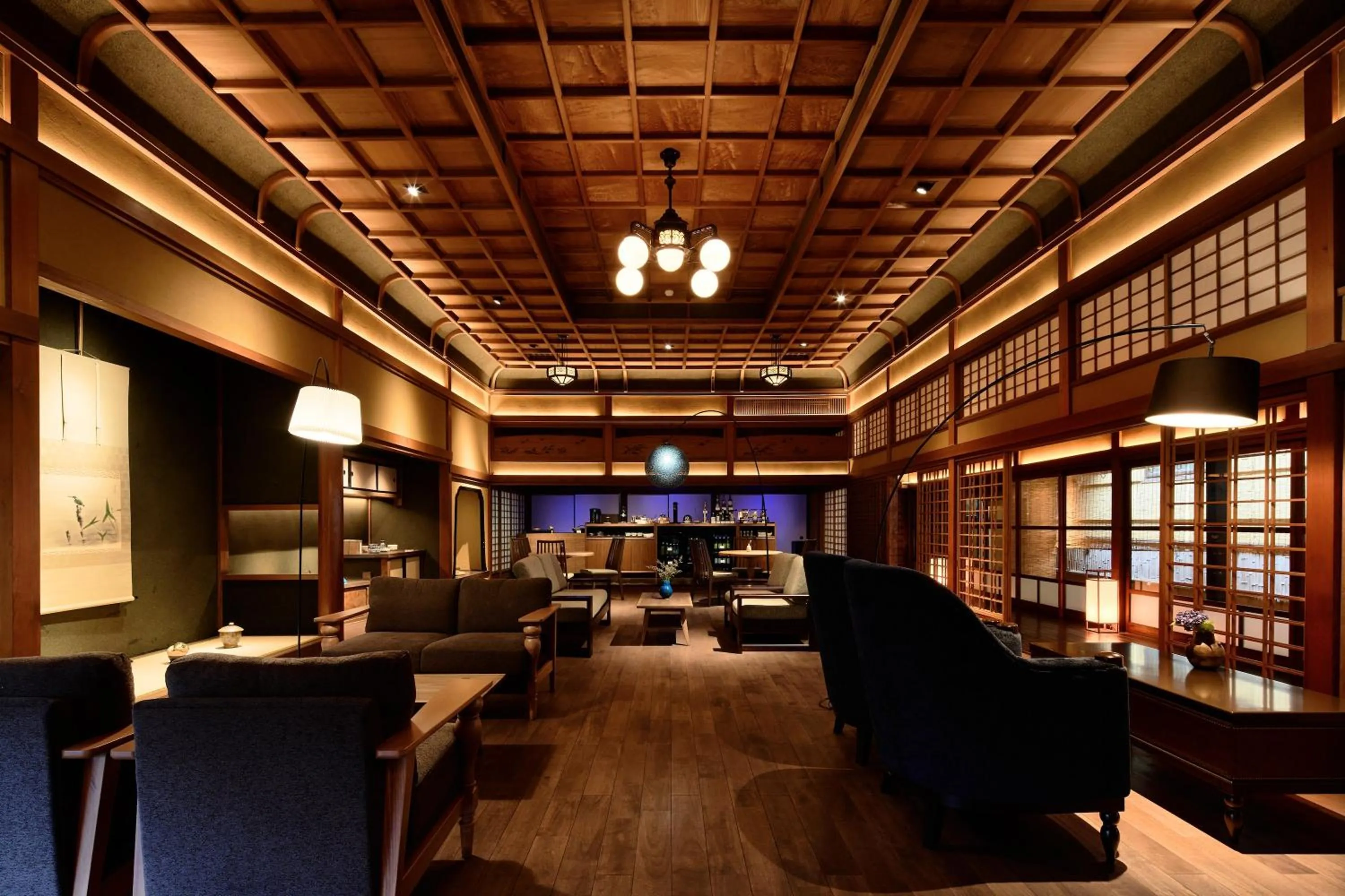 Lounge or bar in Ryokan Onomichi Nishiyama