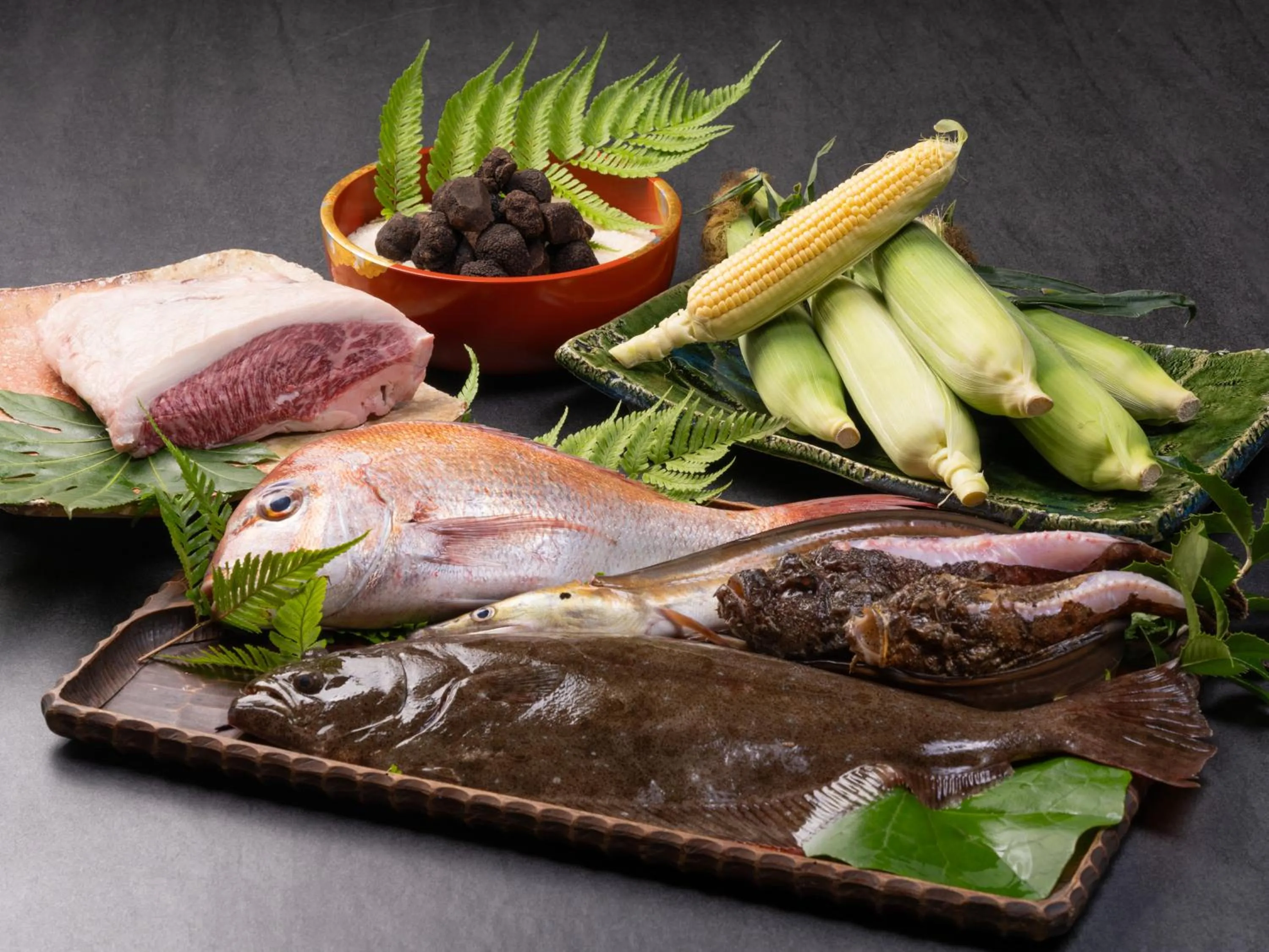 Dinner in Ryokan Onomichi Nishiyama