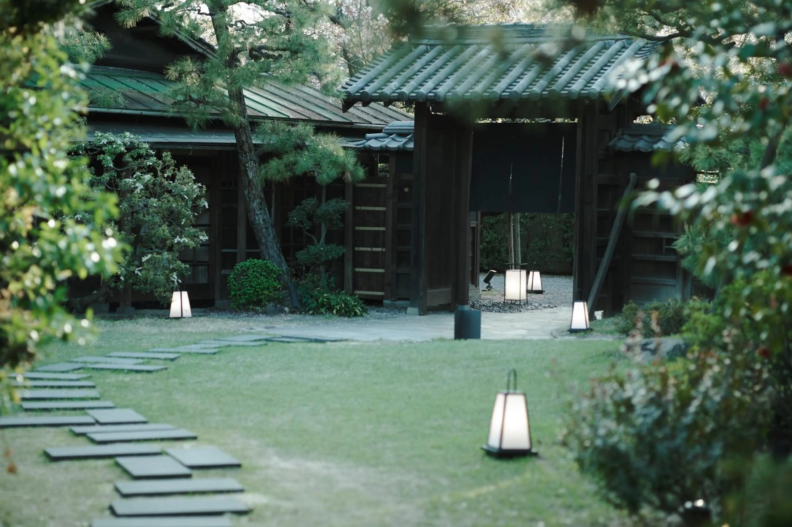 Garden in Ryokan Onomichi Nishiyama