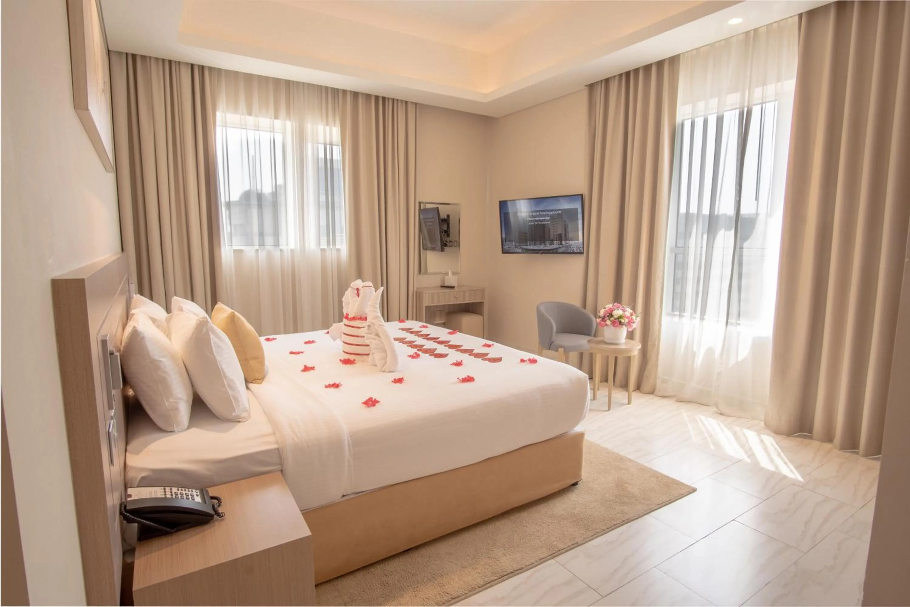 Bedroom, Bed in Jood Hotel Apartments