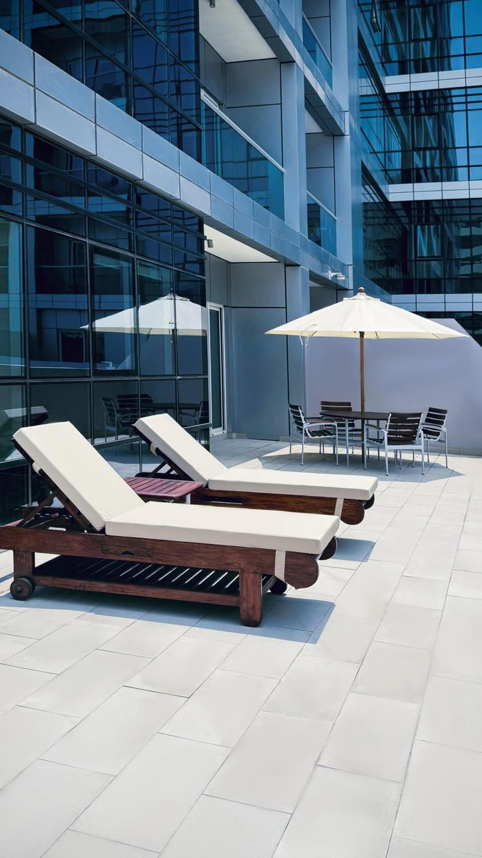 sunbed in Jood Hotel Apartments