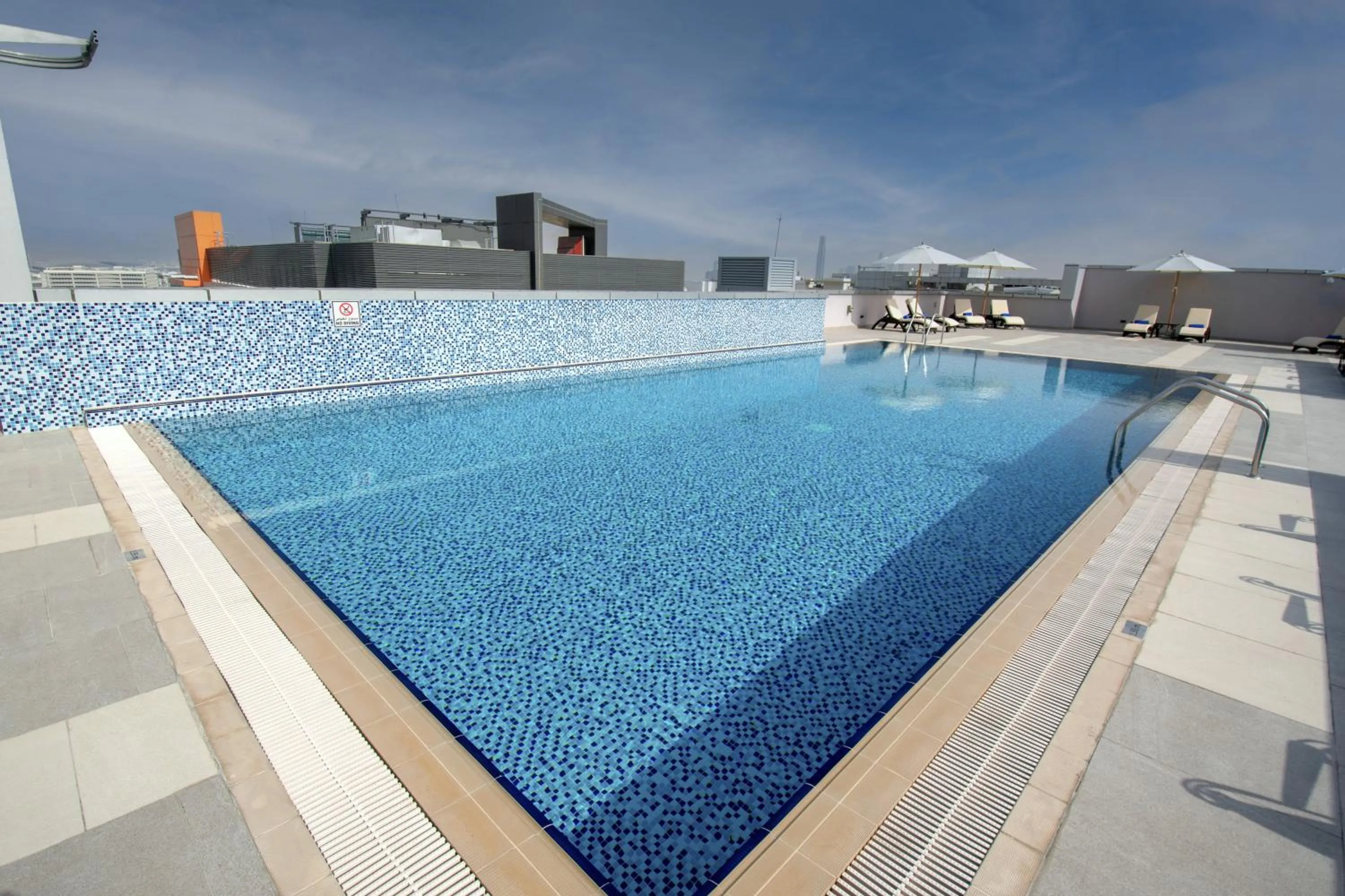 Pool view in Jood Hotel Apartments