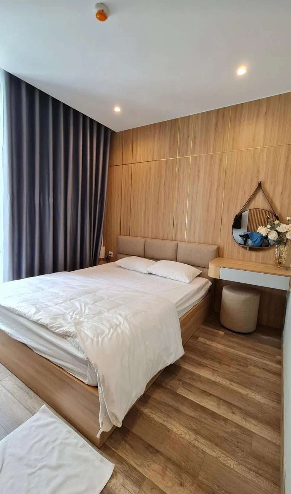 Bed in Golden Dragon Hotel