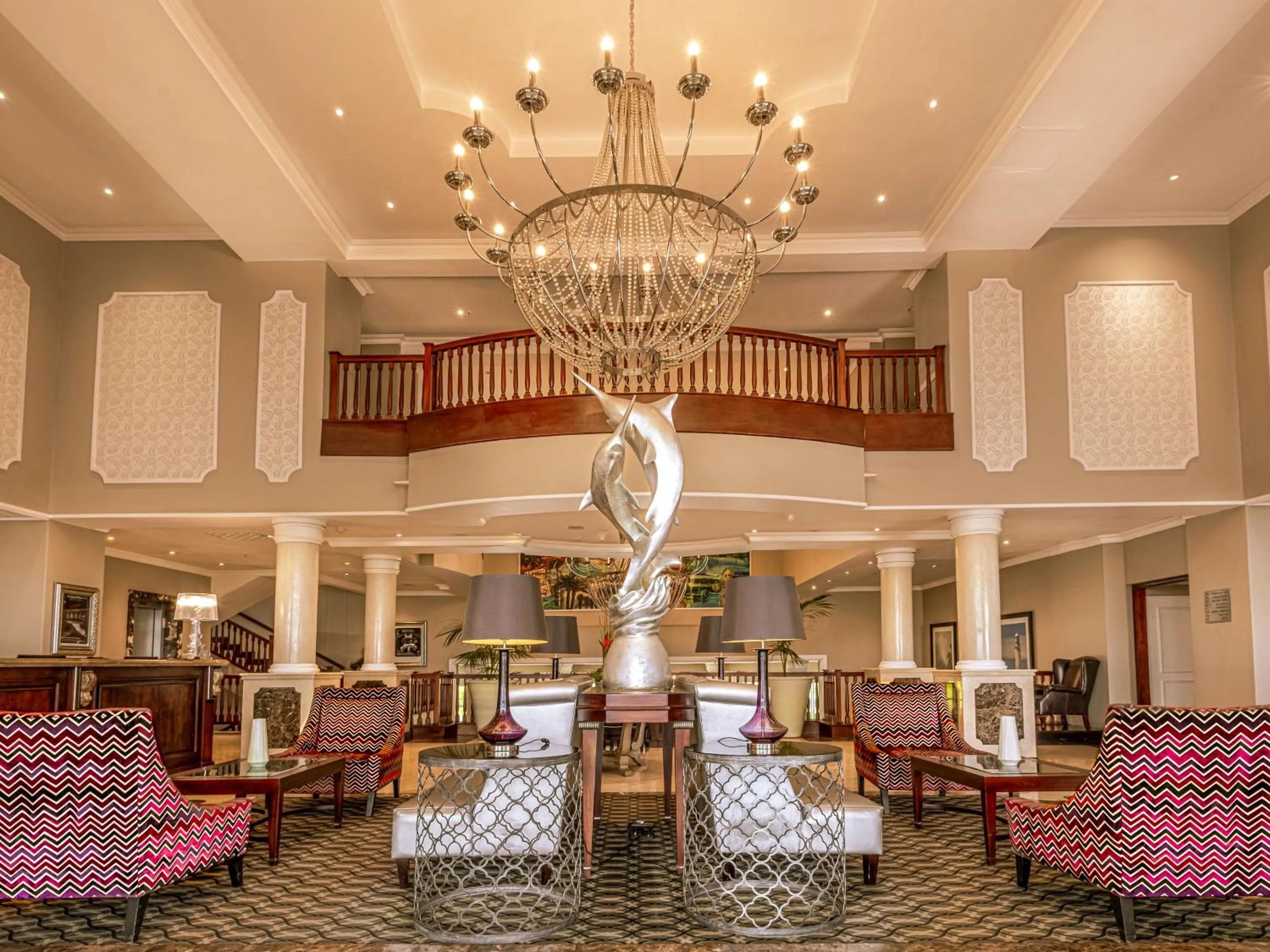 Lobby or reception in Hemingways Hotel