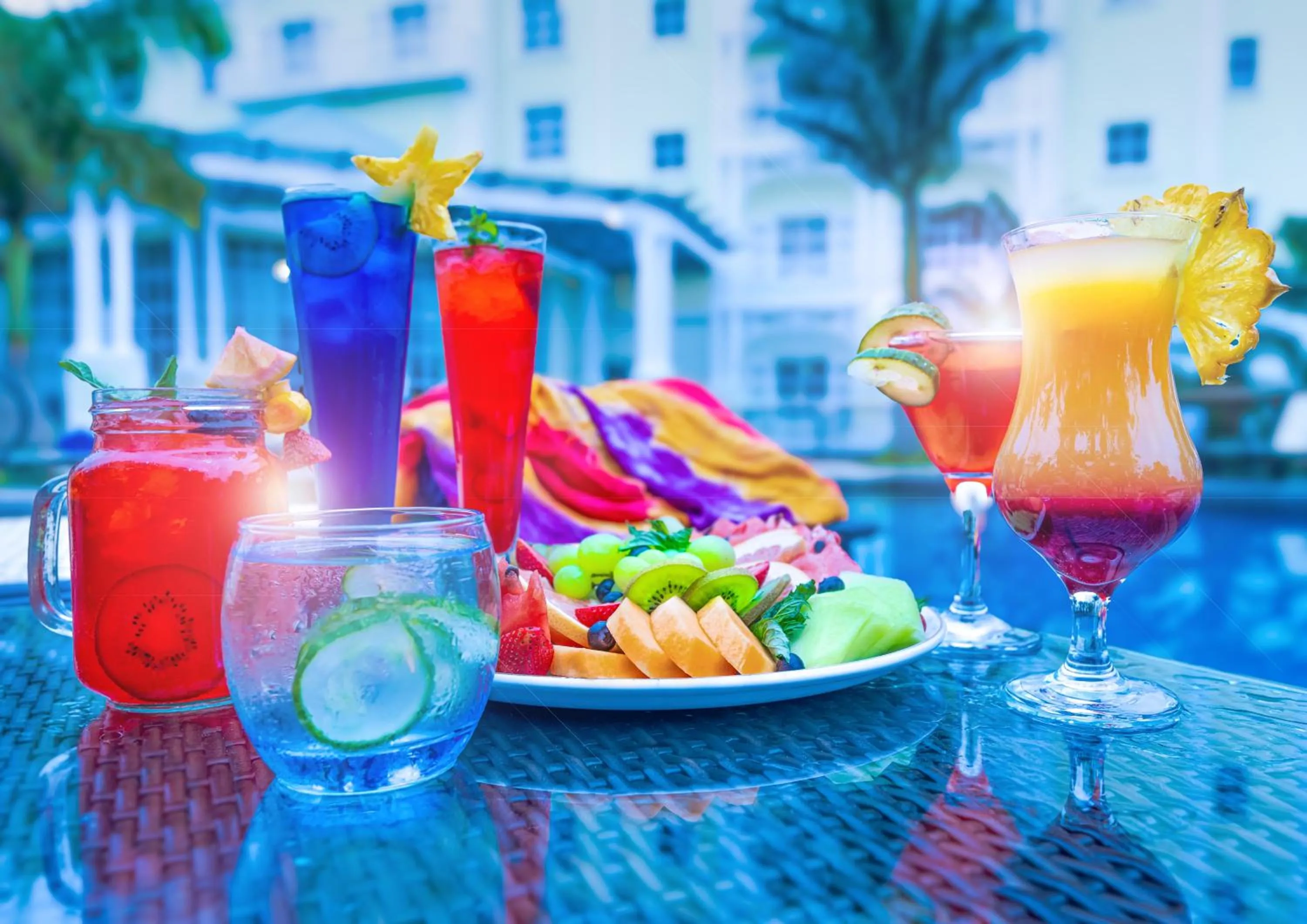 Food and drinks in Hemingways Hotel