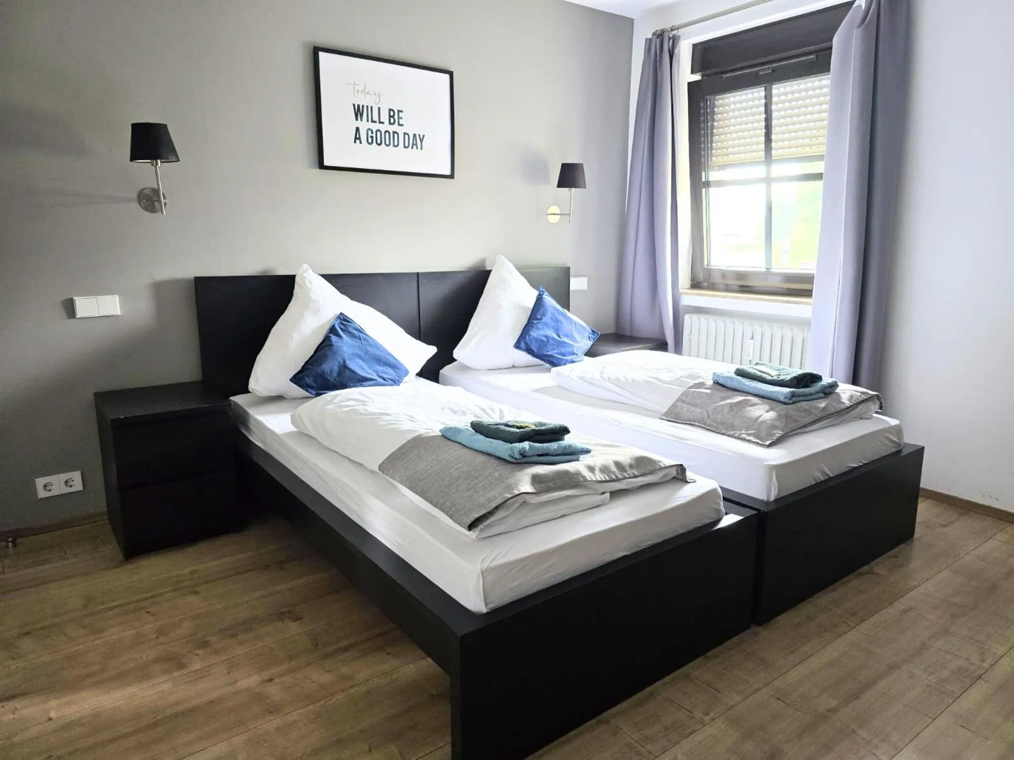 Bed in Rheinländer Seehotel