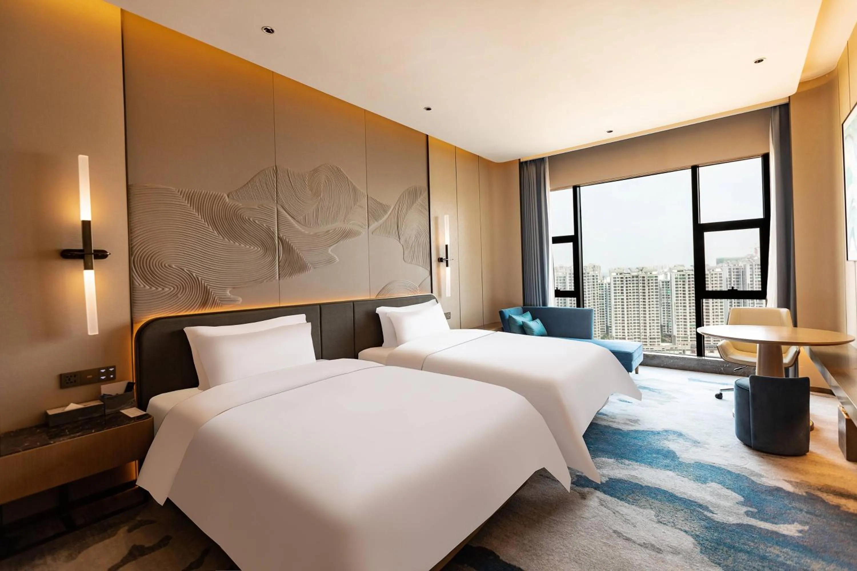 Bed in Wyndham Garden Gaozhou