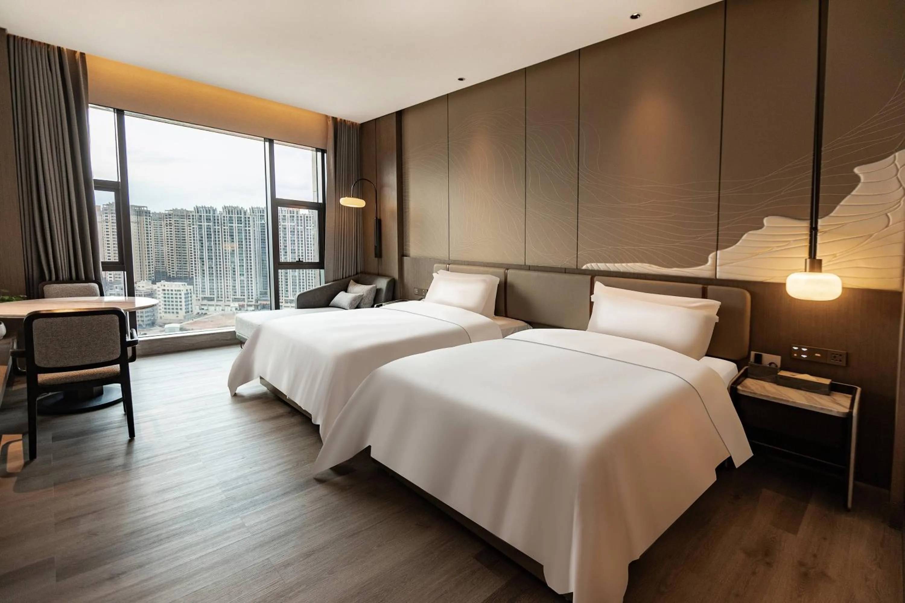 Bed in Wyndham Garden Gaozhou