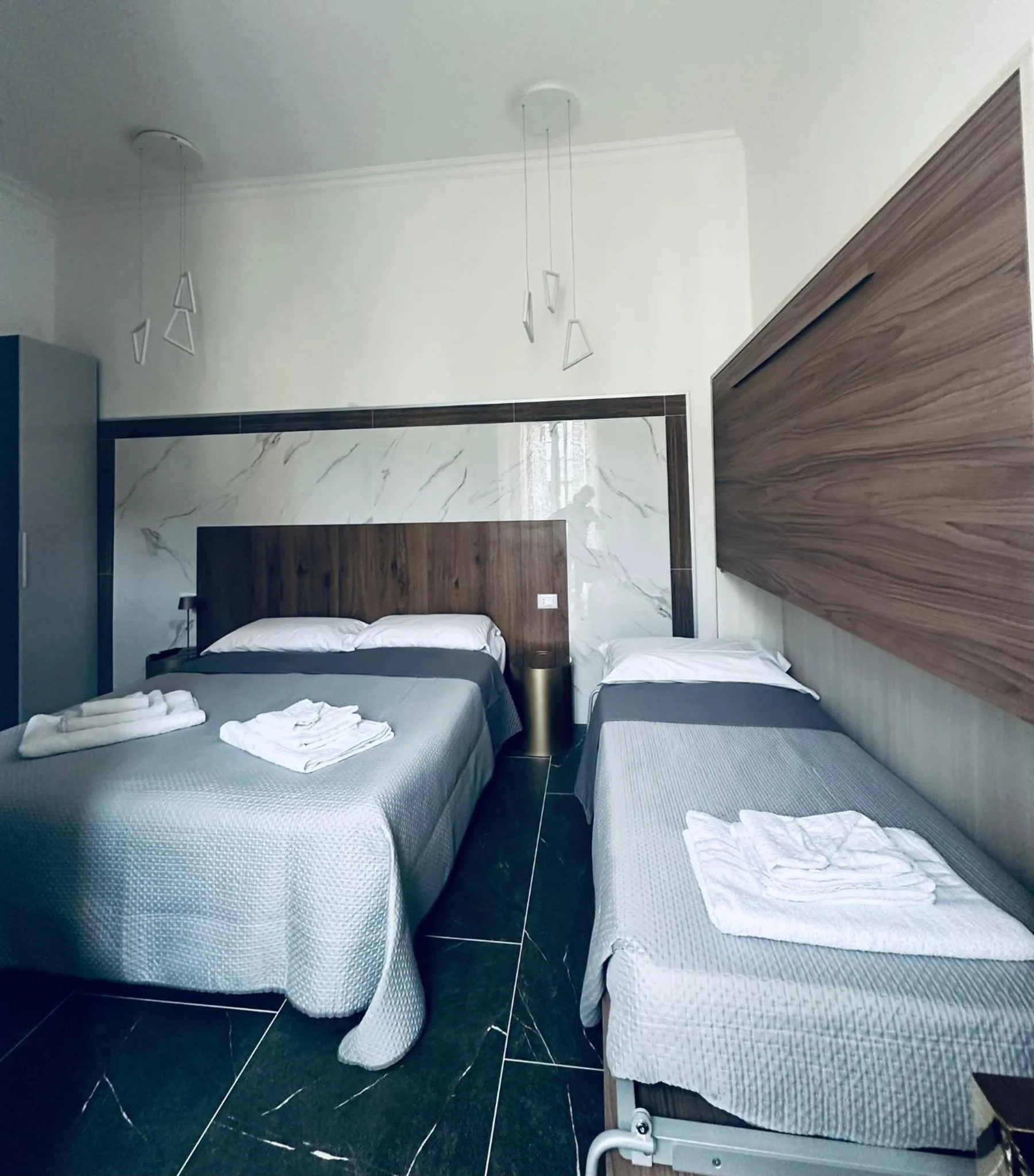 Bed in Hotel Villa Marosa