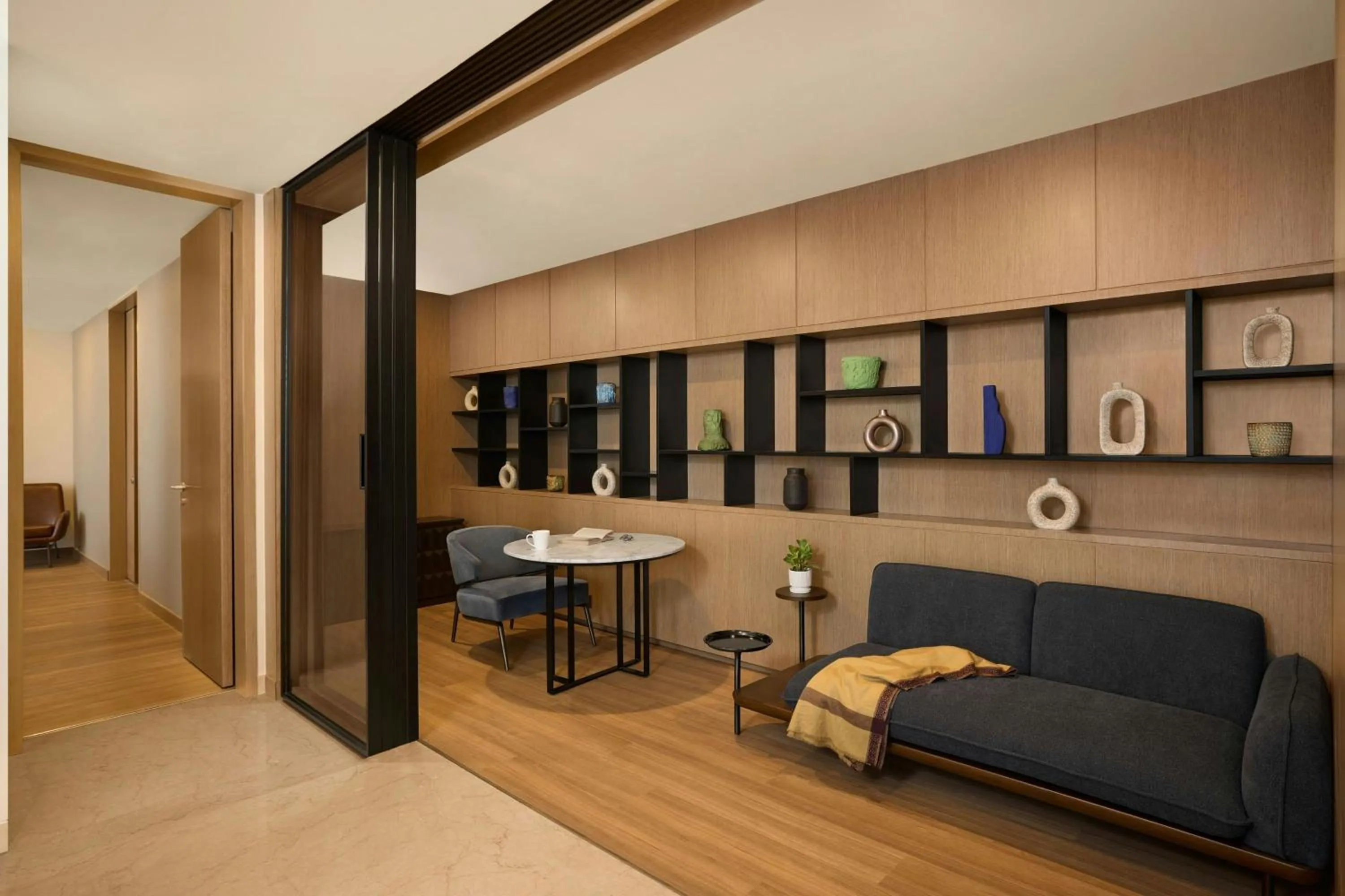 Photo of the whole room in Marriott Executive Apartments Navi Mumbai