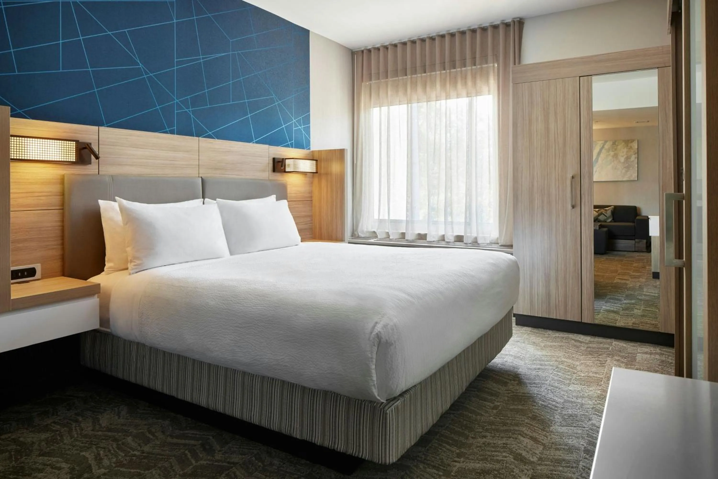 Bedroom, Bed in SpringHill Suites by Marriott Frederica