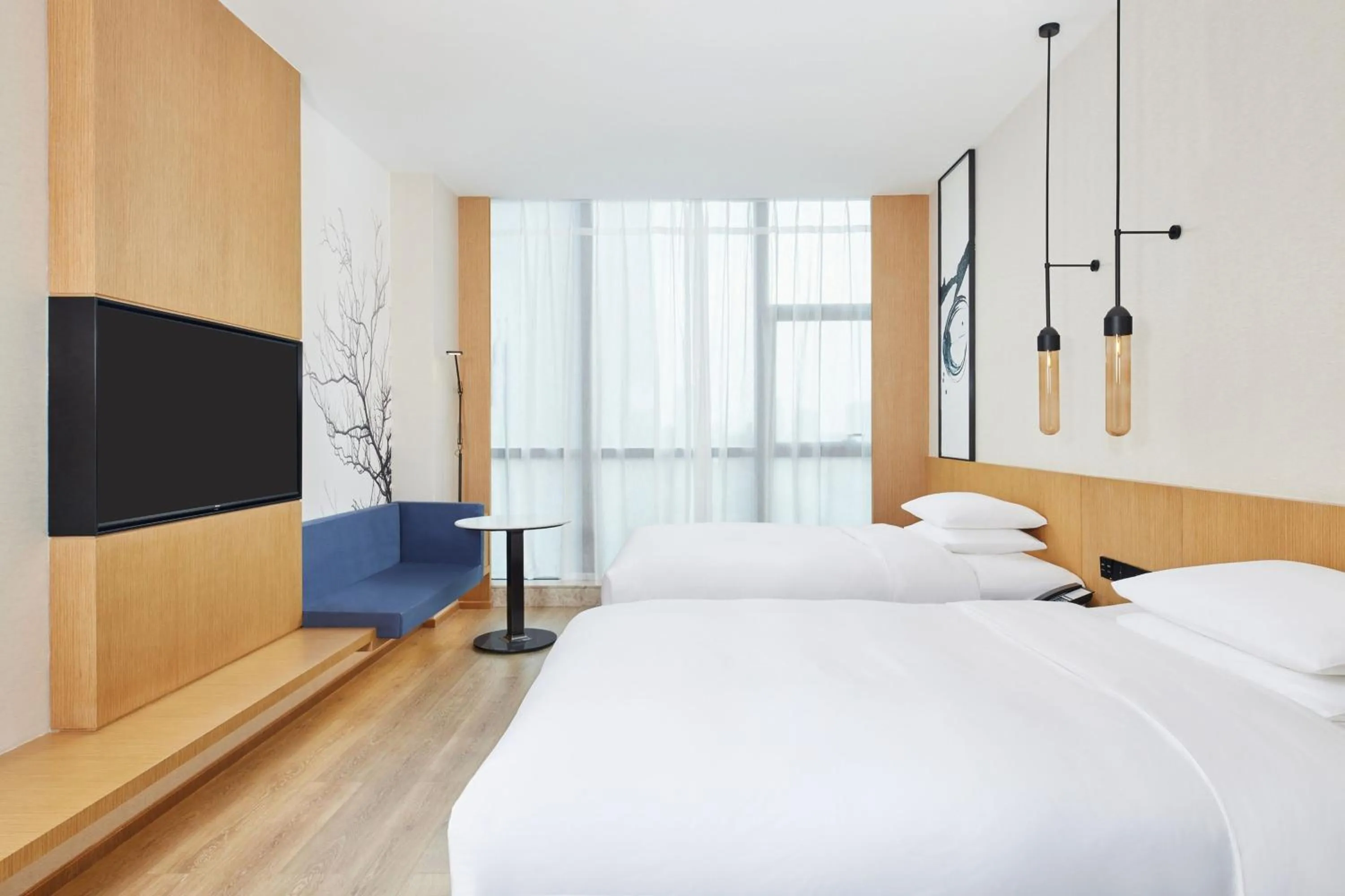 Photo of the whole room, Bed in Fairfield by Marriott Zibo