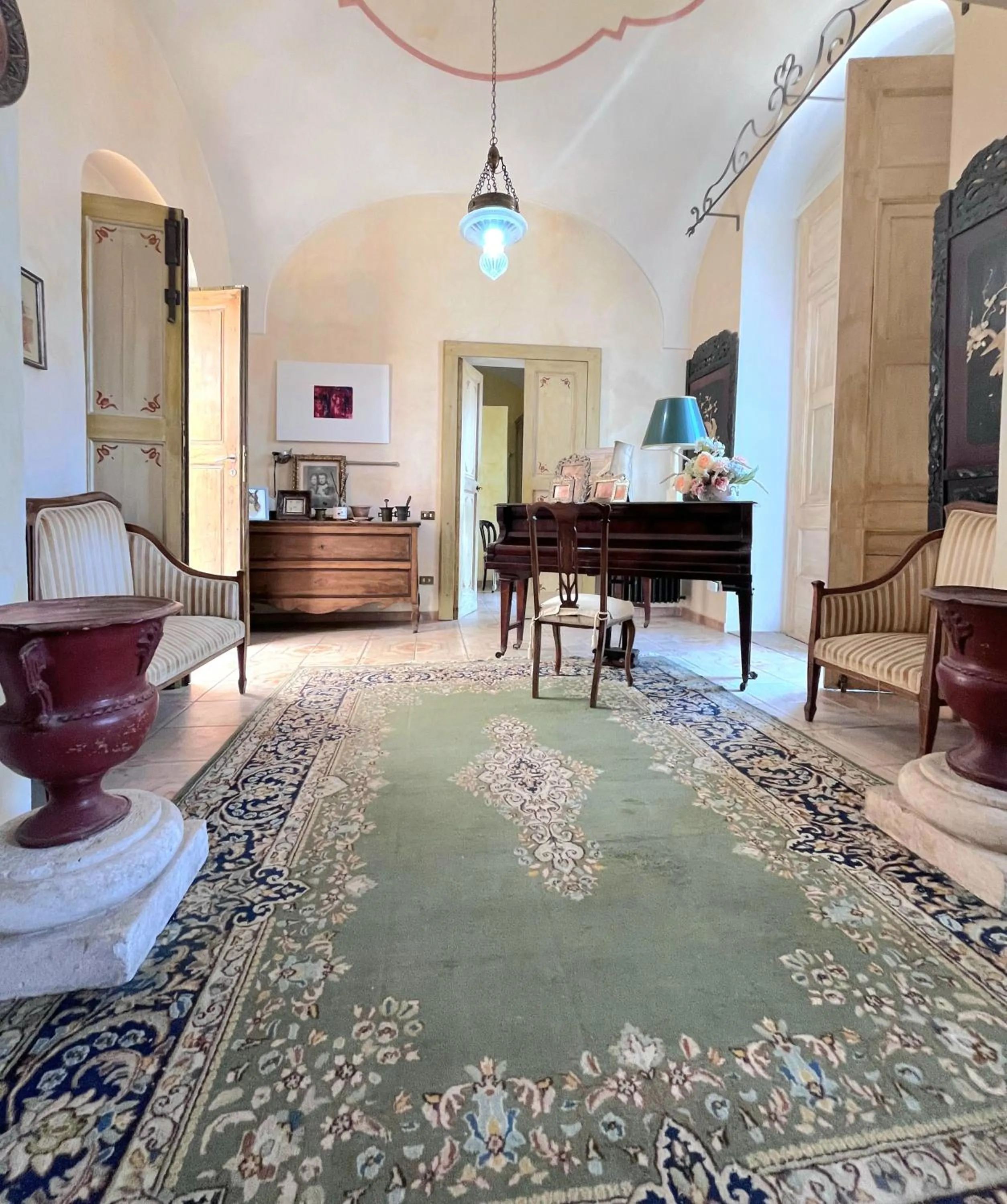 Living room in B&B Palazzo de Matteis