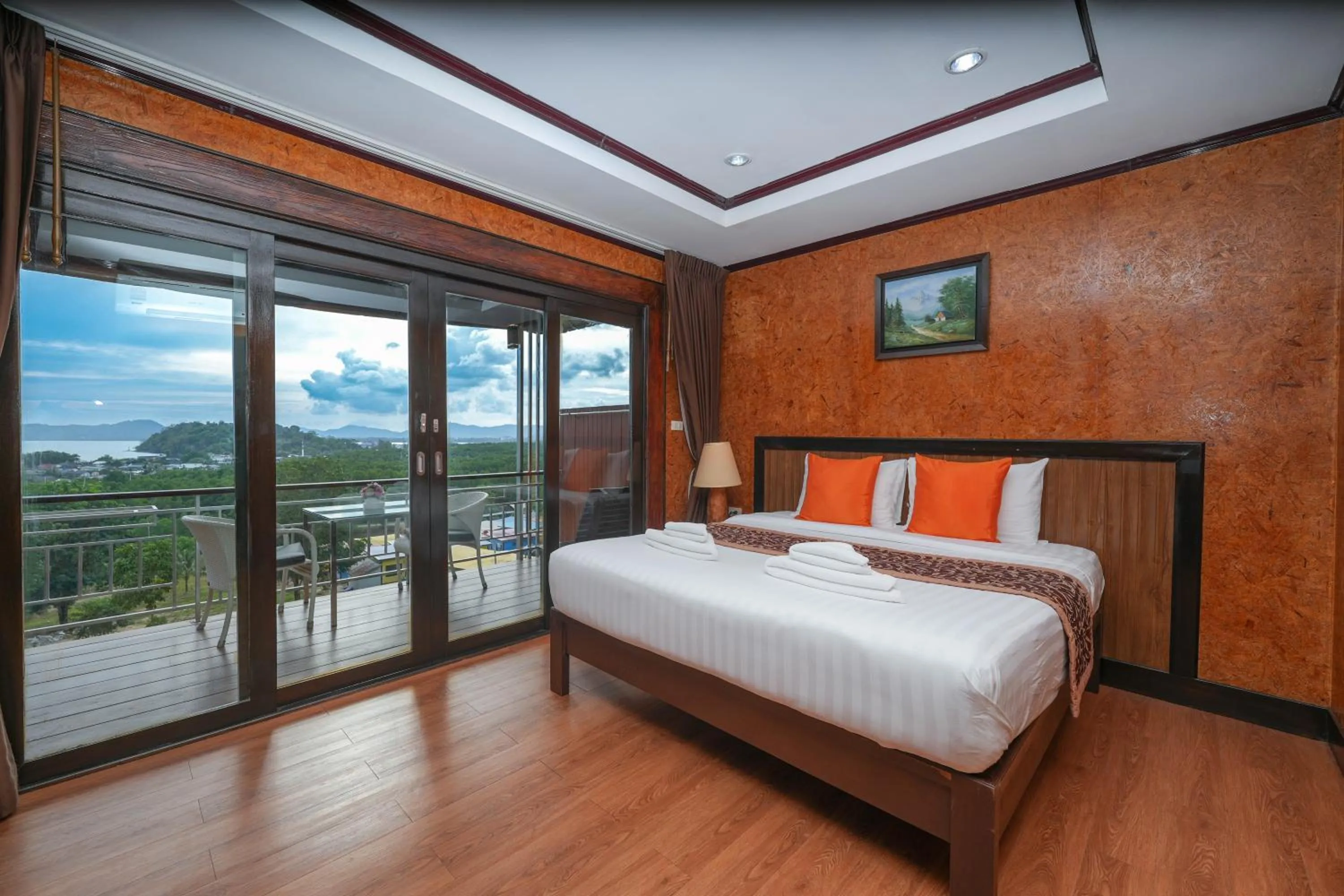 Bed in So View Phuket Resort