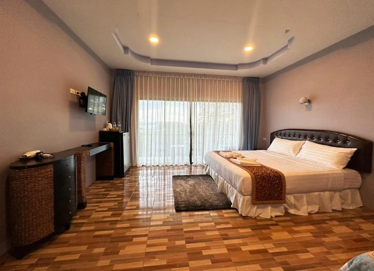 Bed in So View Phuket Resort