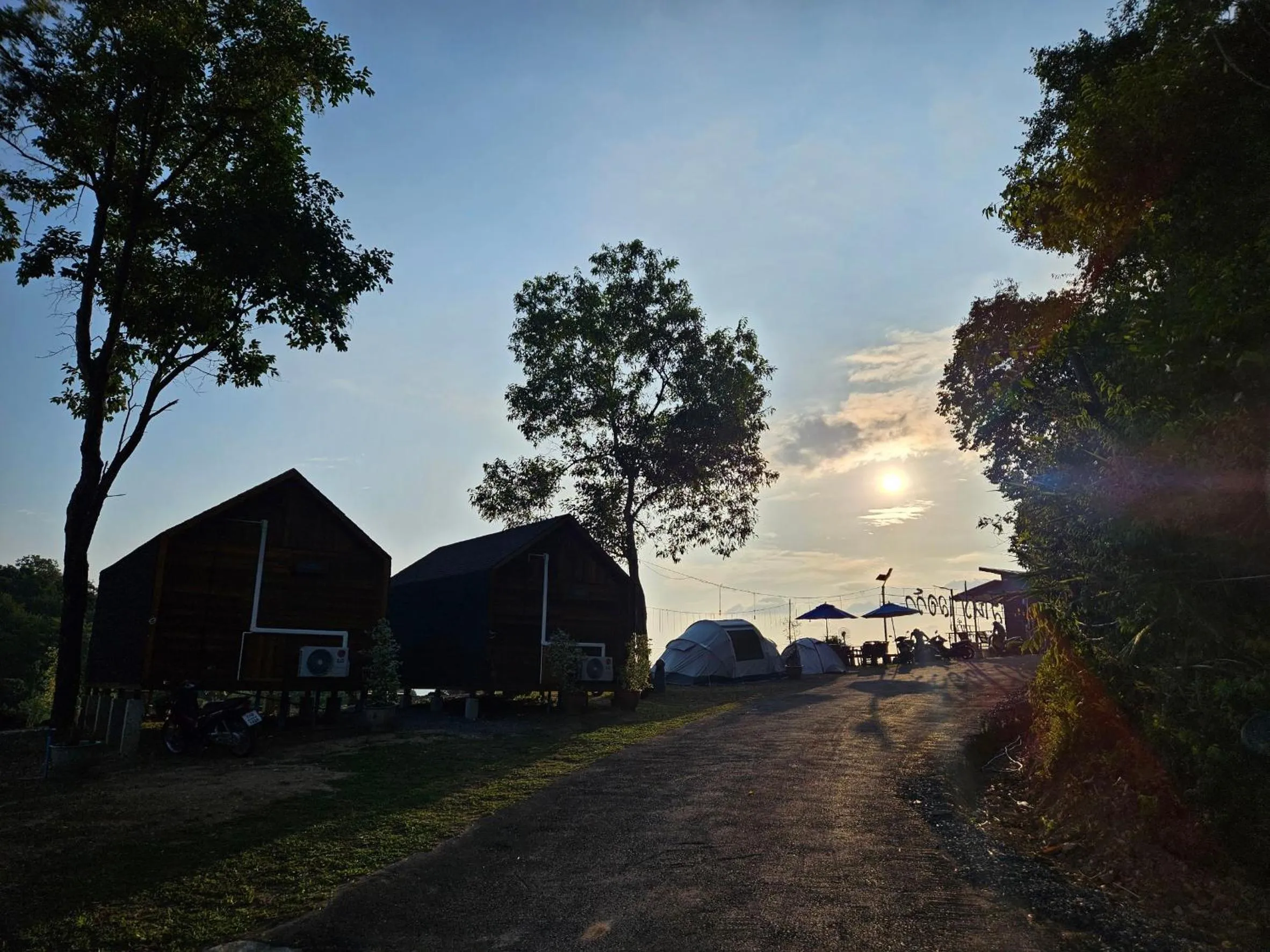 Quiet street view in So View Phuket Resort