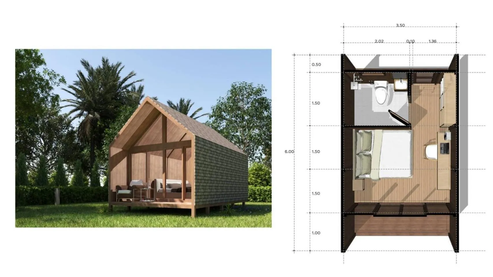 Floor plan in So View Phuket Resort