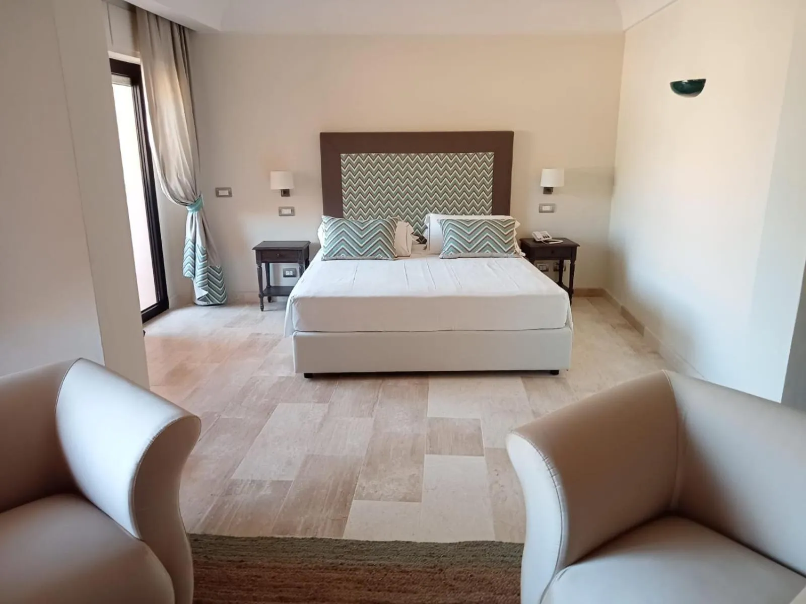 Bed in Hotel Cala Lunga