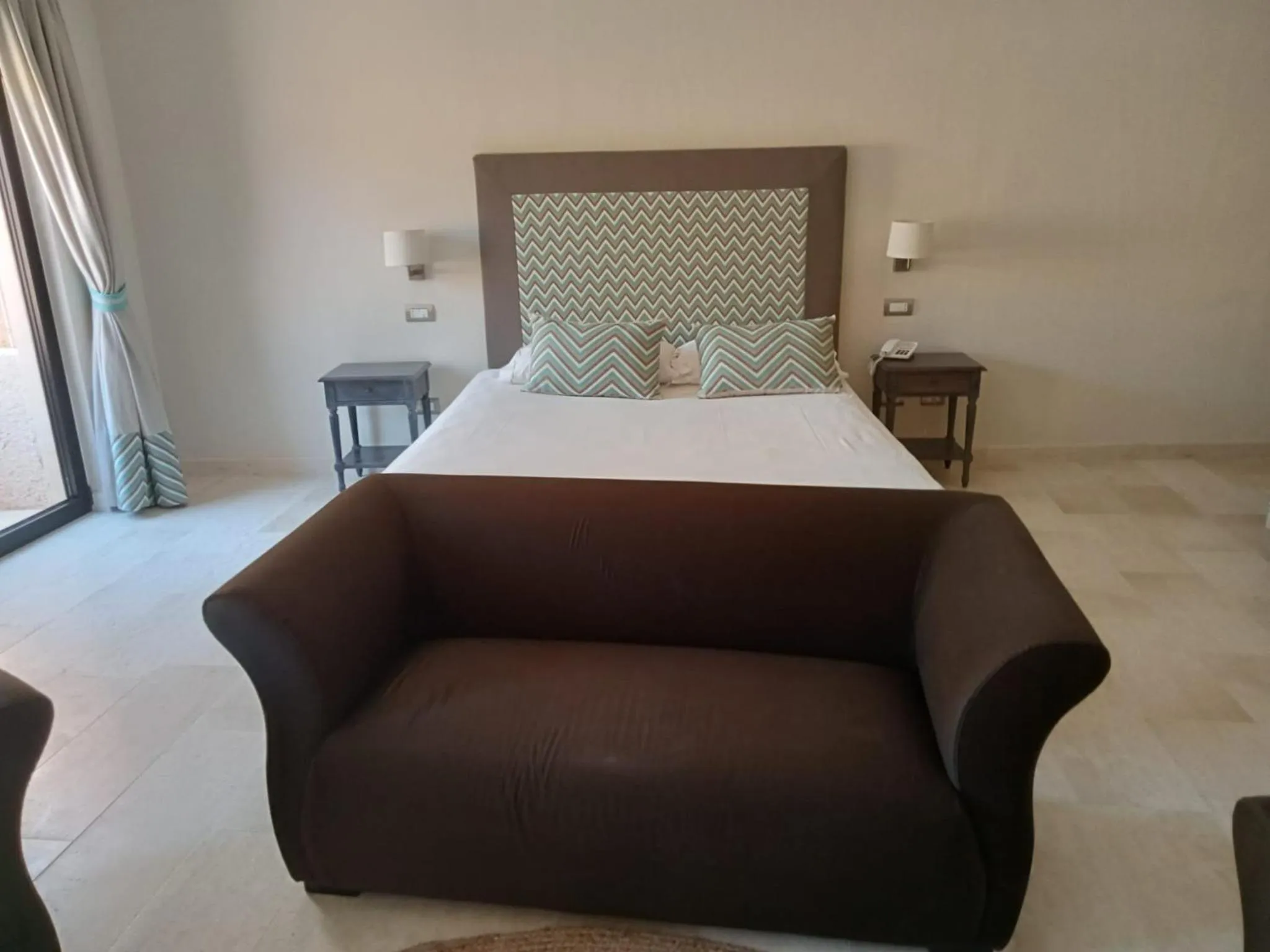 Bed in Hotel Cala Lunga