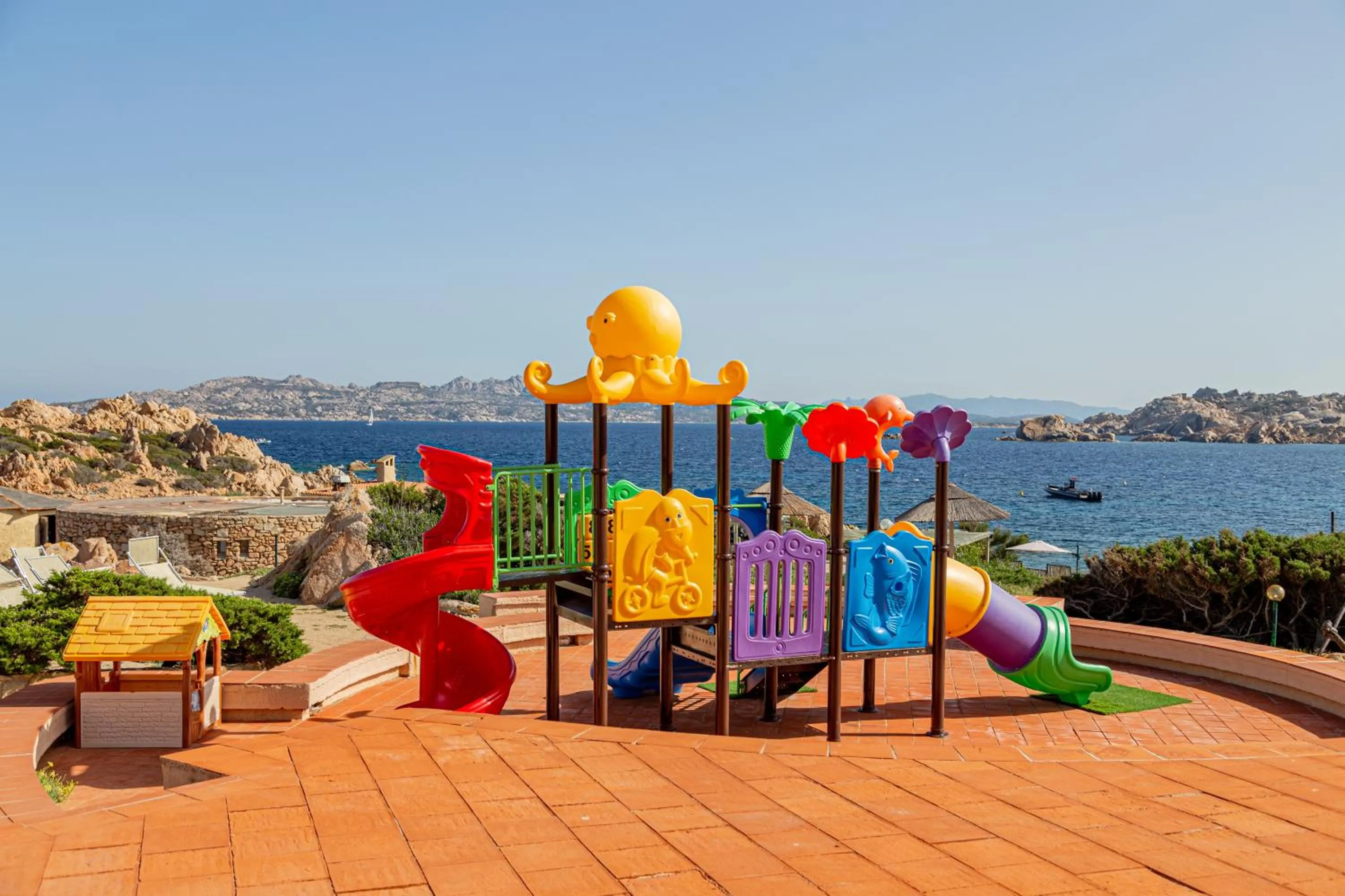 Children play ground in Hotel Cala Lunga