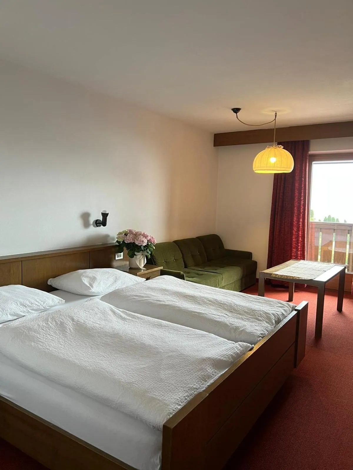 Double Room with Balcony in Alpin Hotel & Restaurant Frara