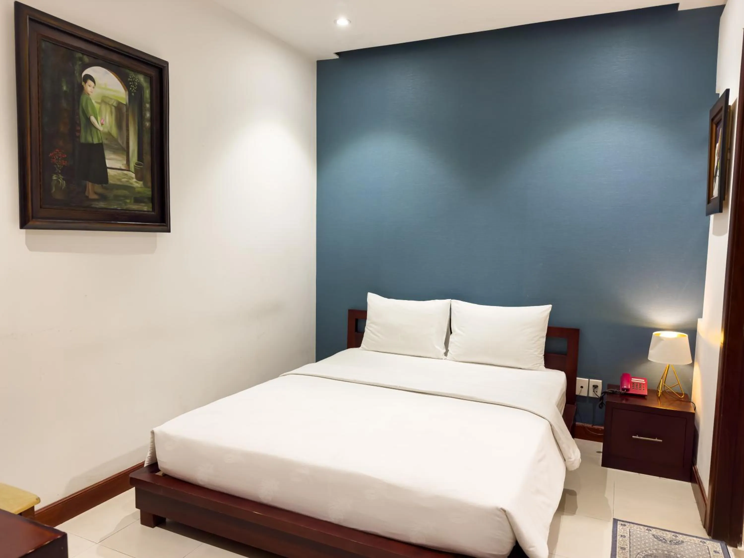Bedroom, Bed in Hoang Yen Hotel Near SECC - Phu My Hung