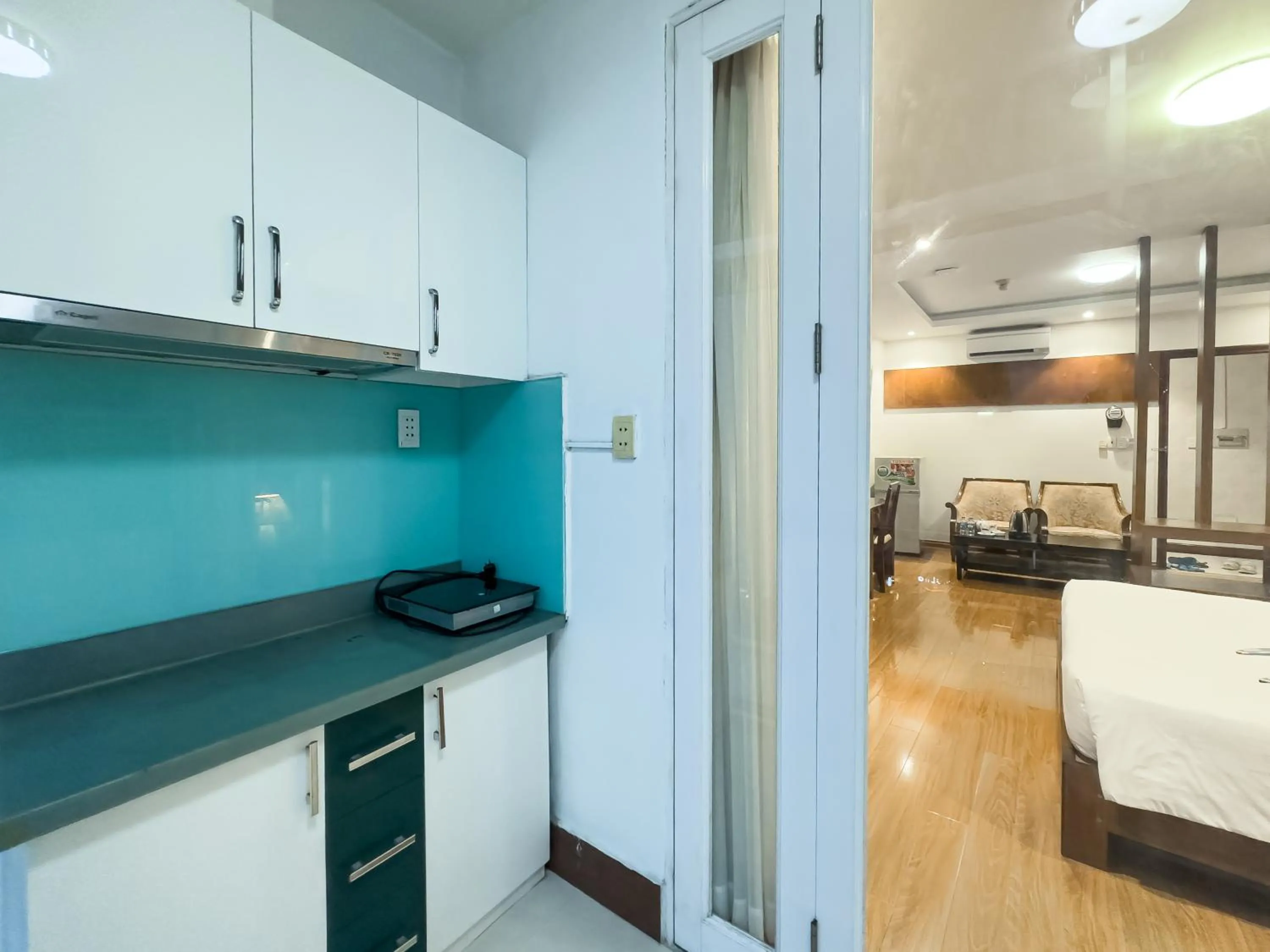 kitchen in Hoang Yen Hotel Near SECC - Phu My Hung