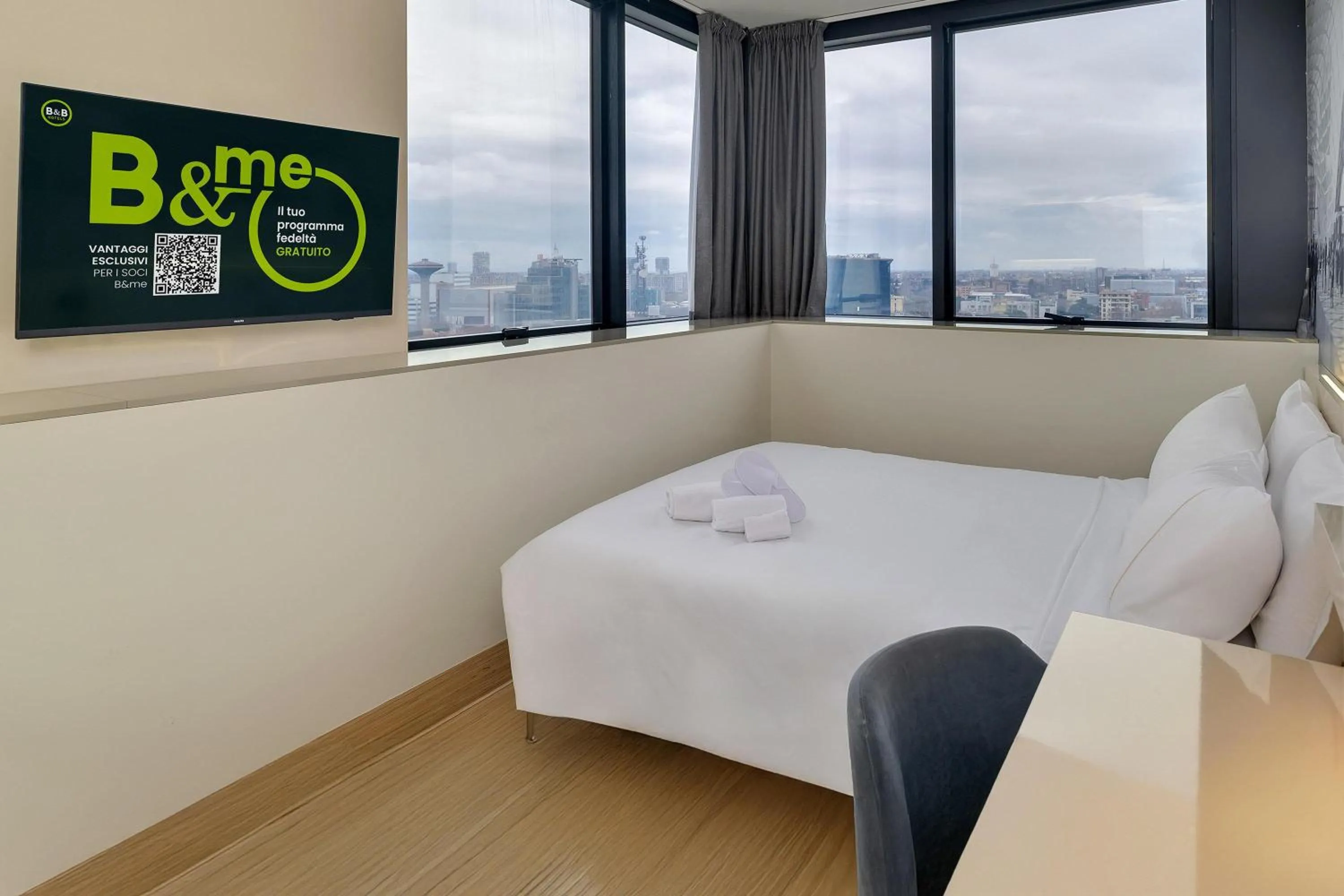 Photo of the whole room, Bed in B&B Hotel Milano Sesto Marelli