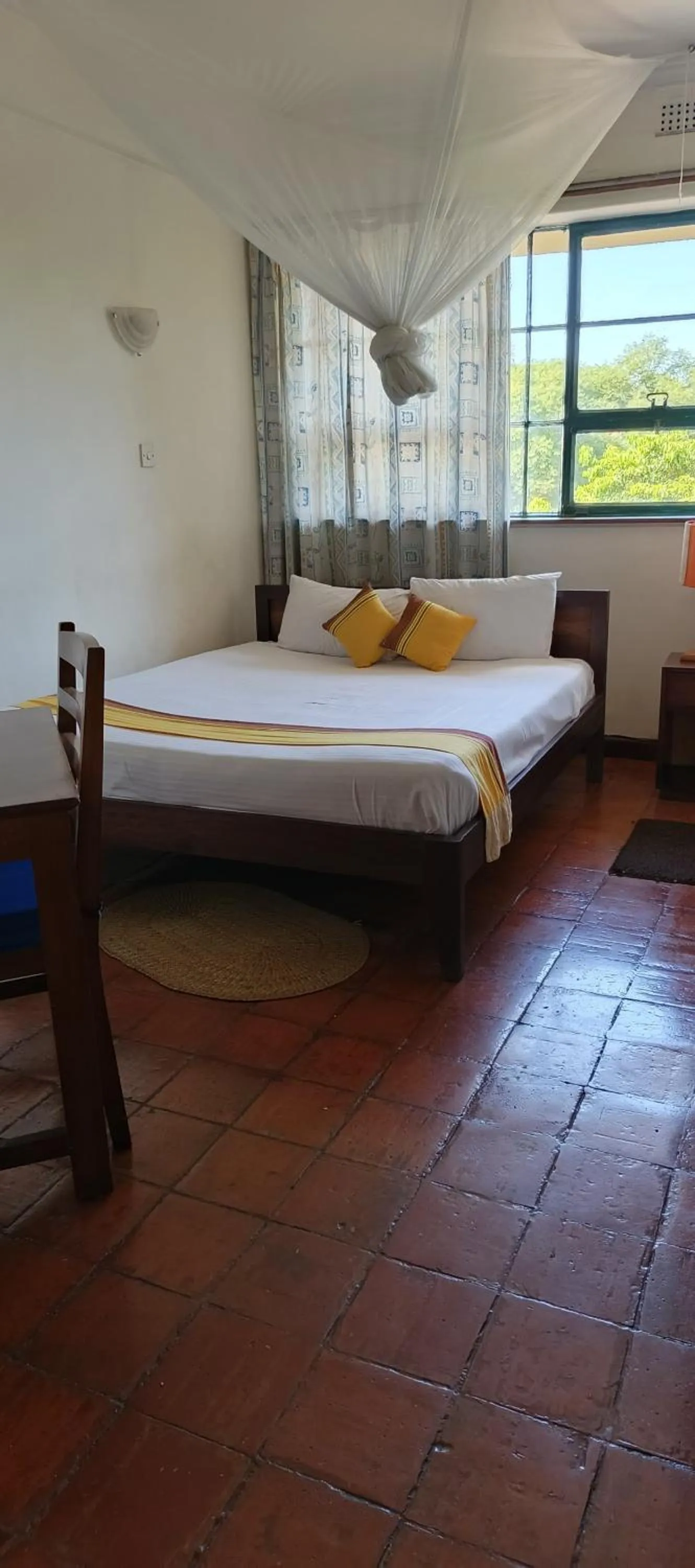 View (from property/room), Bed in Kenya Comfort Hotel