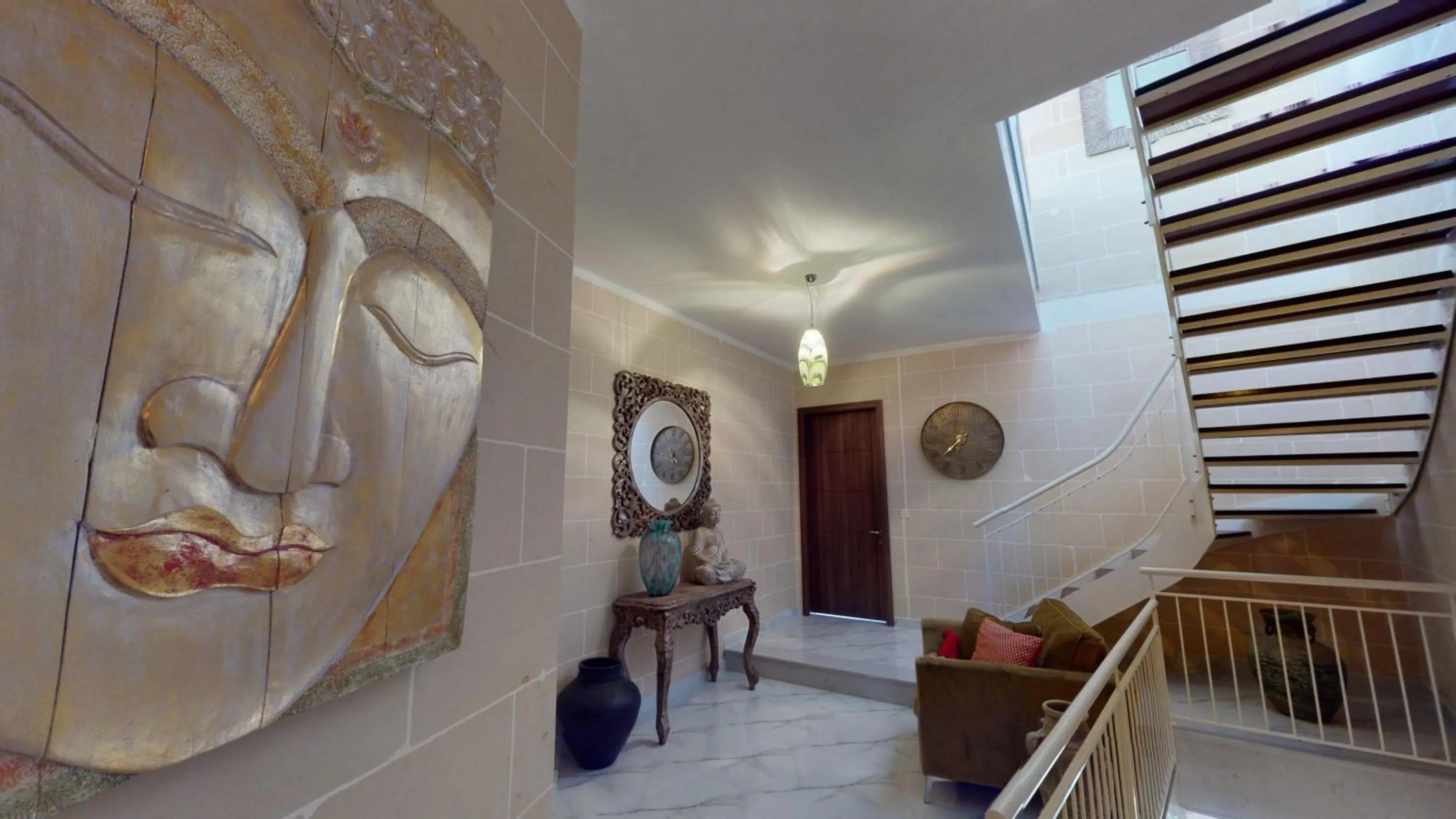 Communal lounge/ TV room in Dubhlina - Luxury Bed & Breakfast - Gozo