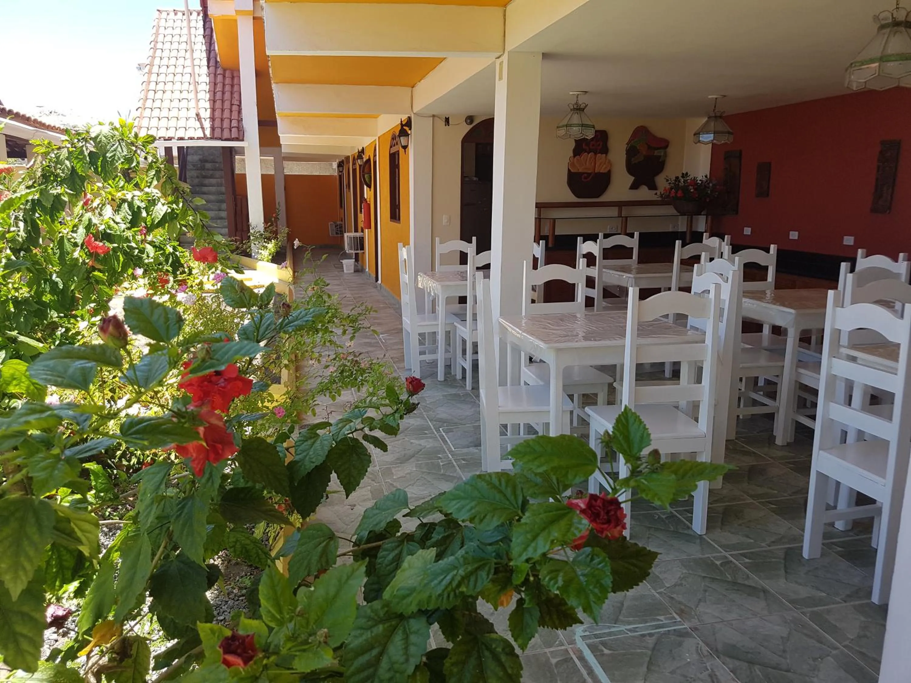 Garden view in Pousada Paradise