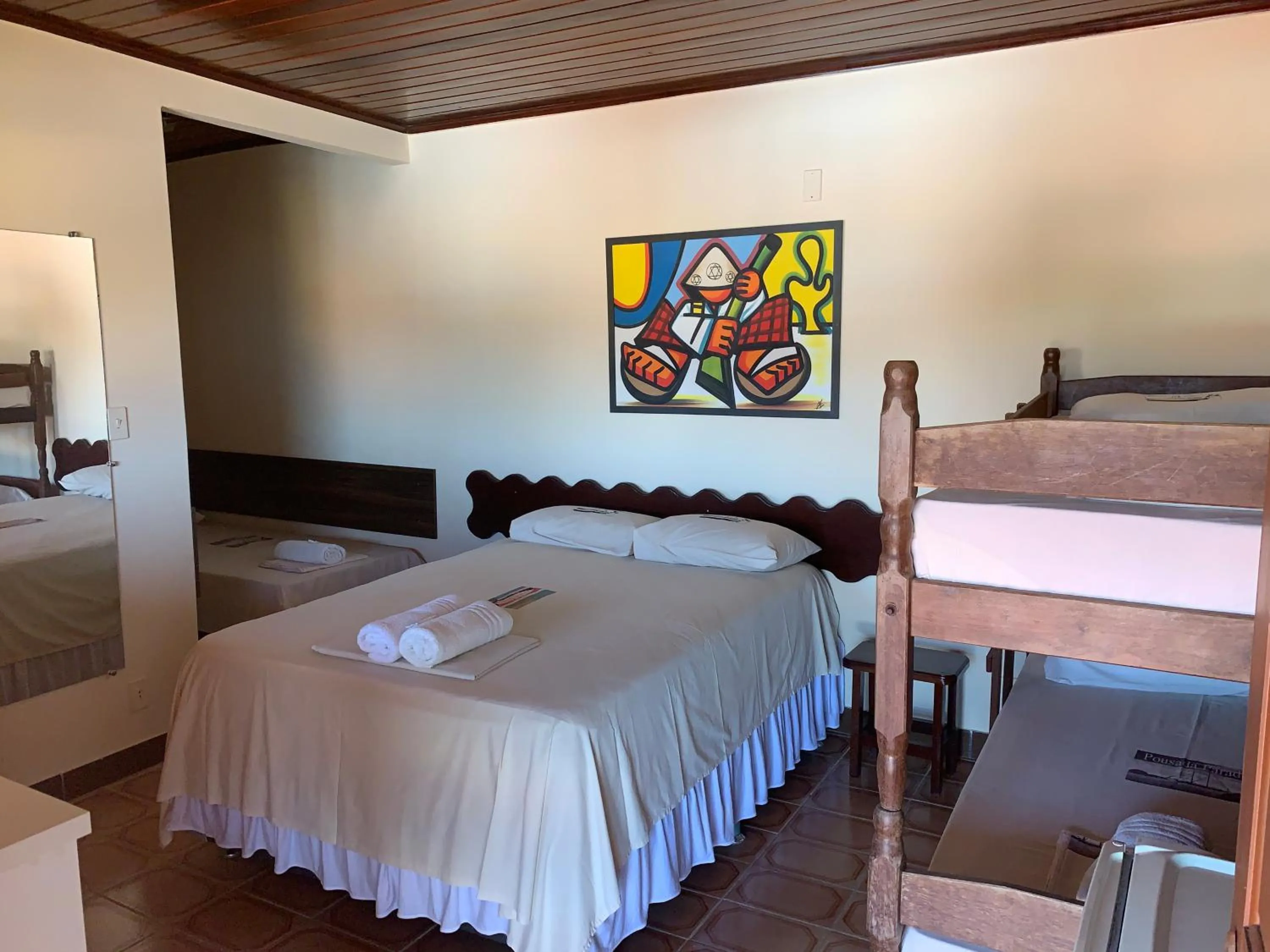Photo of the whole room, Bed in Pousada Paradise