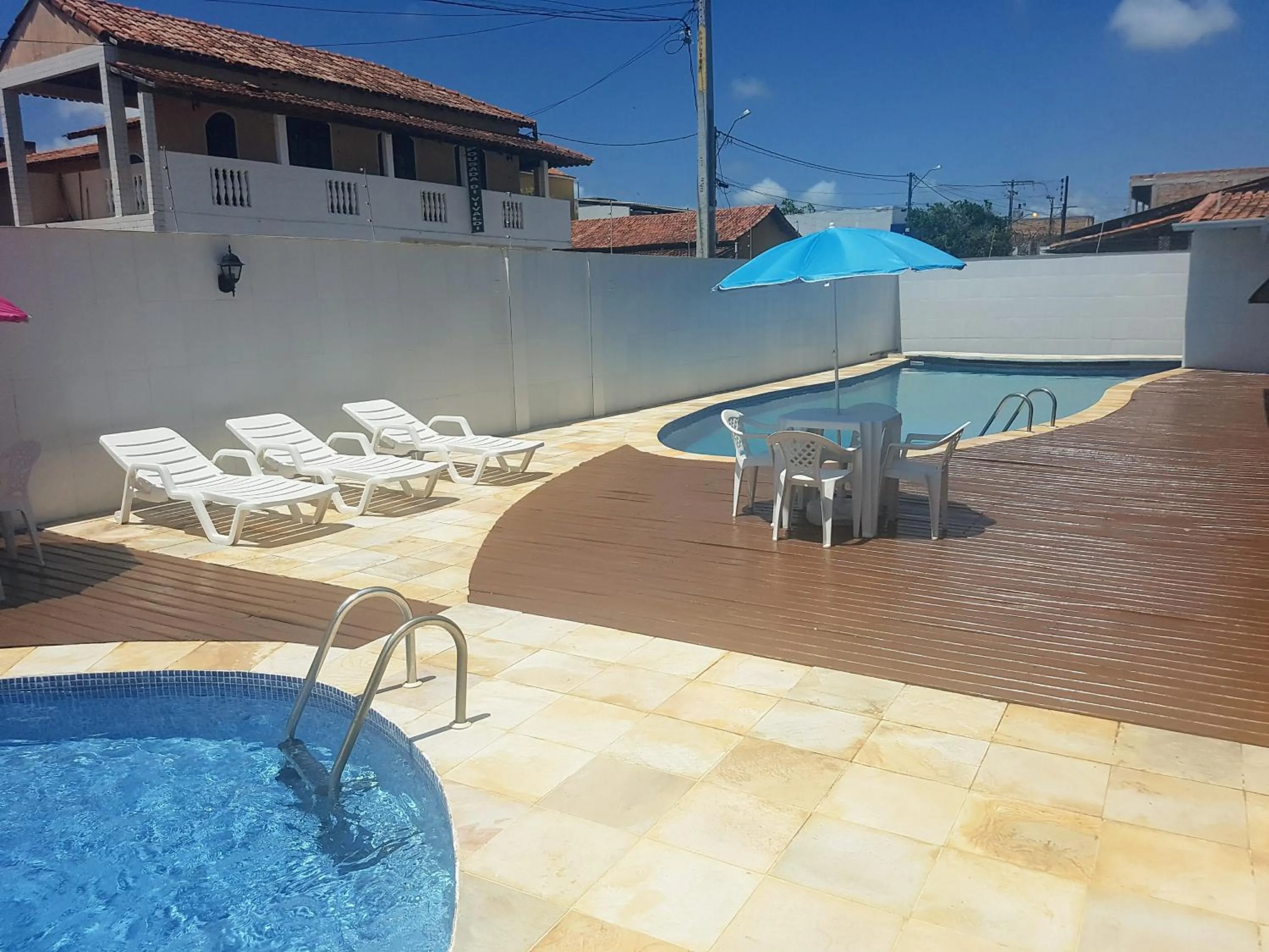 Pool view in Pousada Paradise