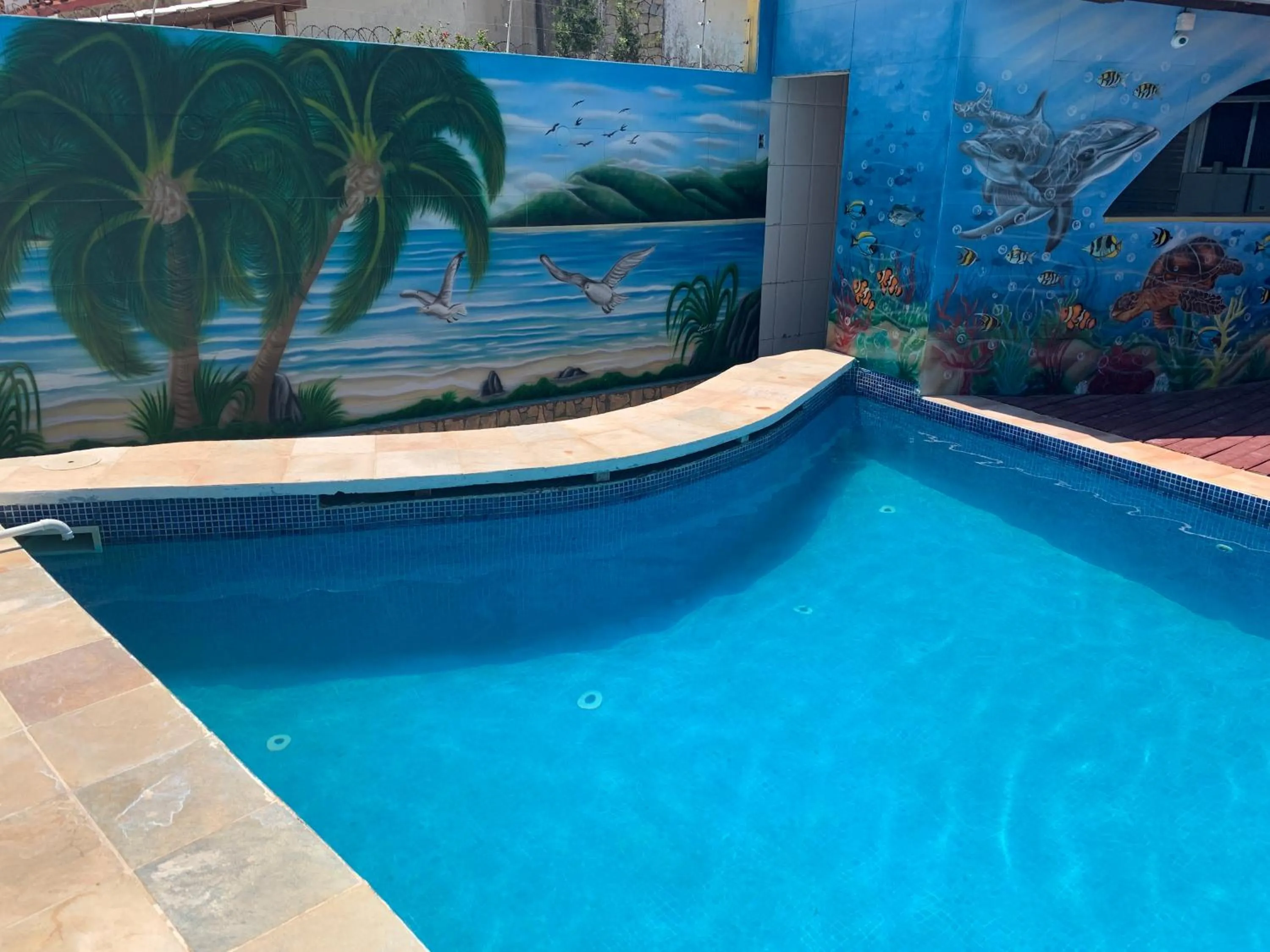 Swimming pool in Pousada Paradise