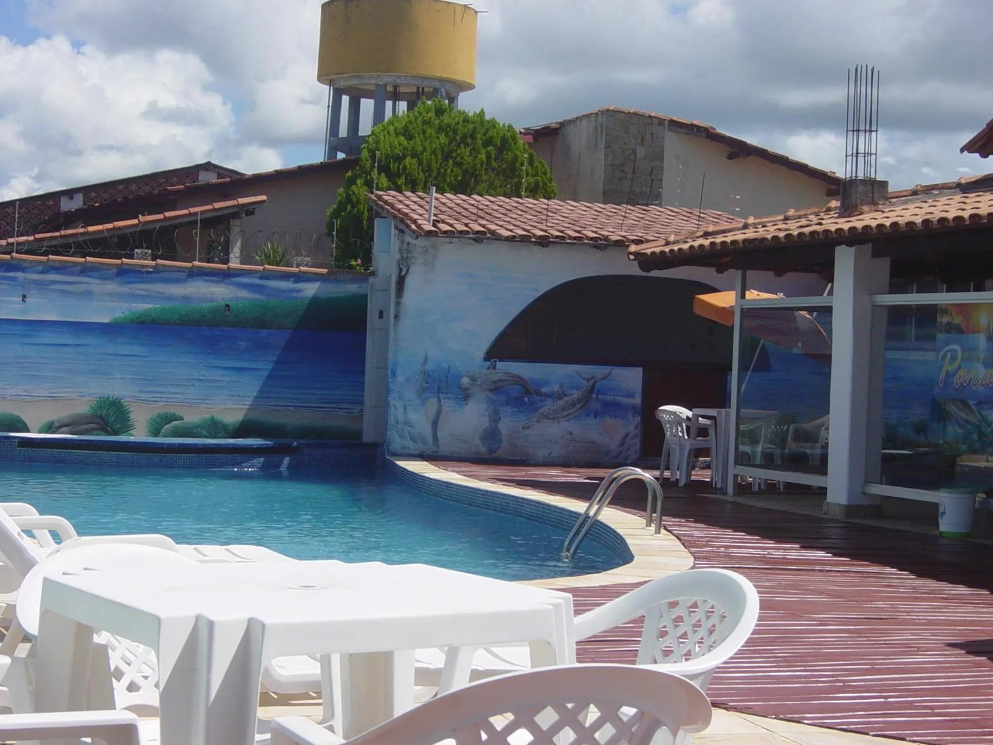 Pool view in Pousada Paradise