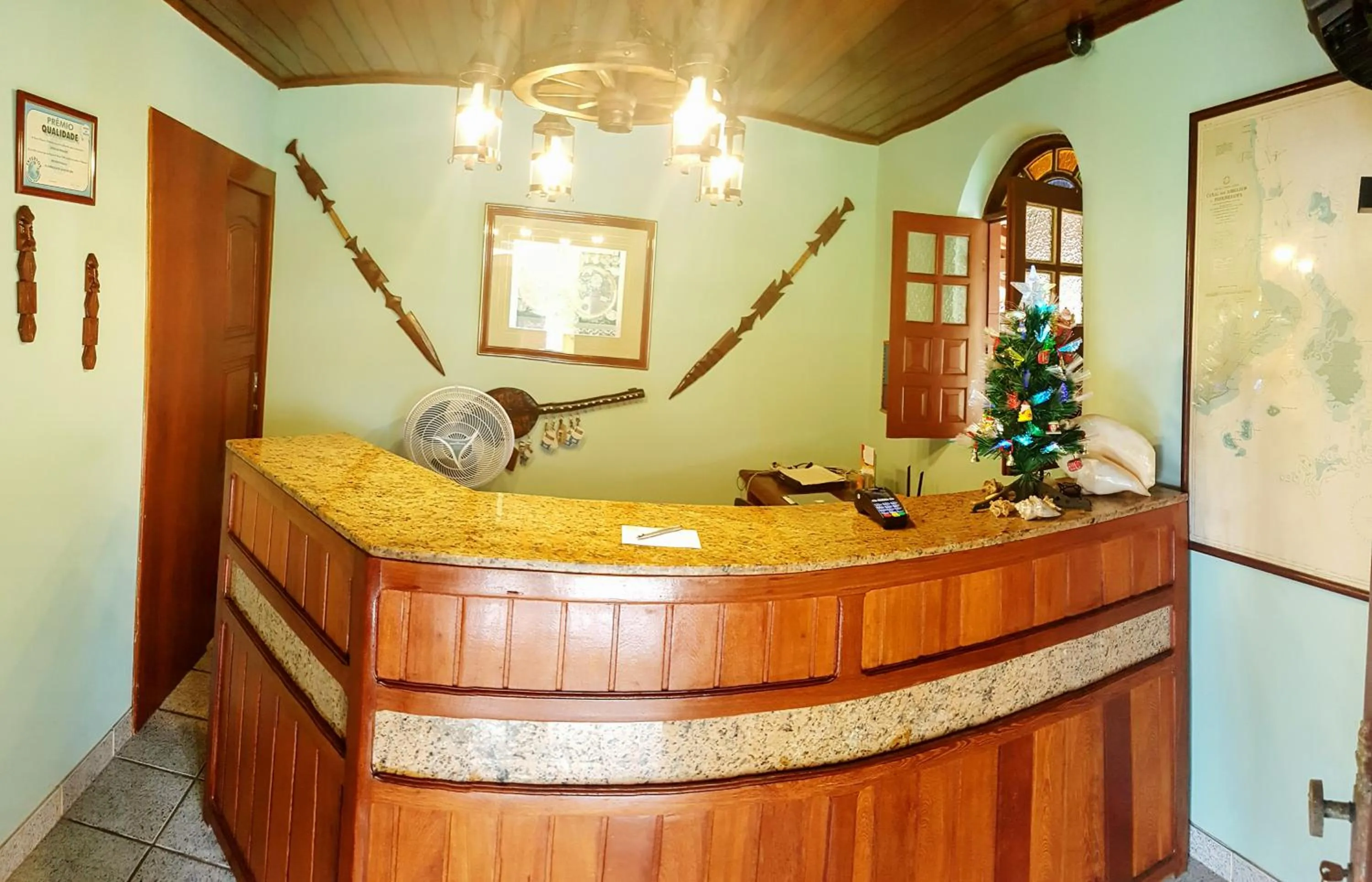 Lobby or reception in Pousada Paradise